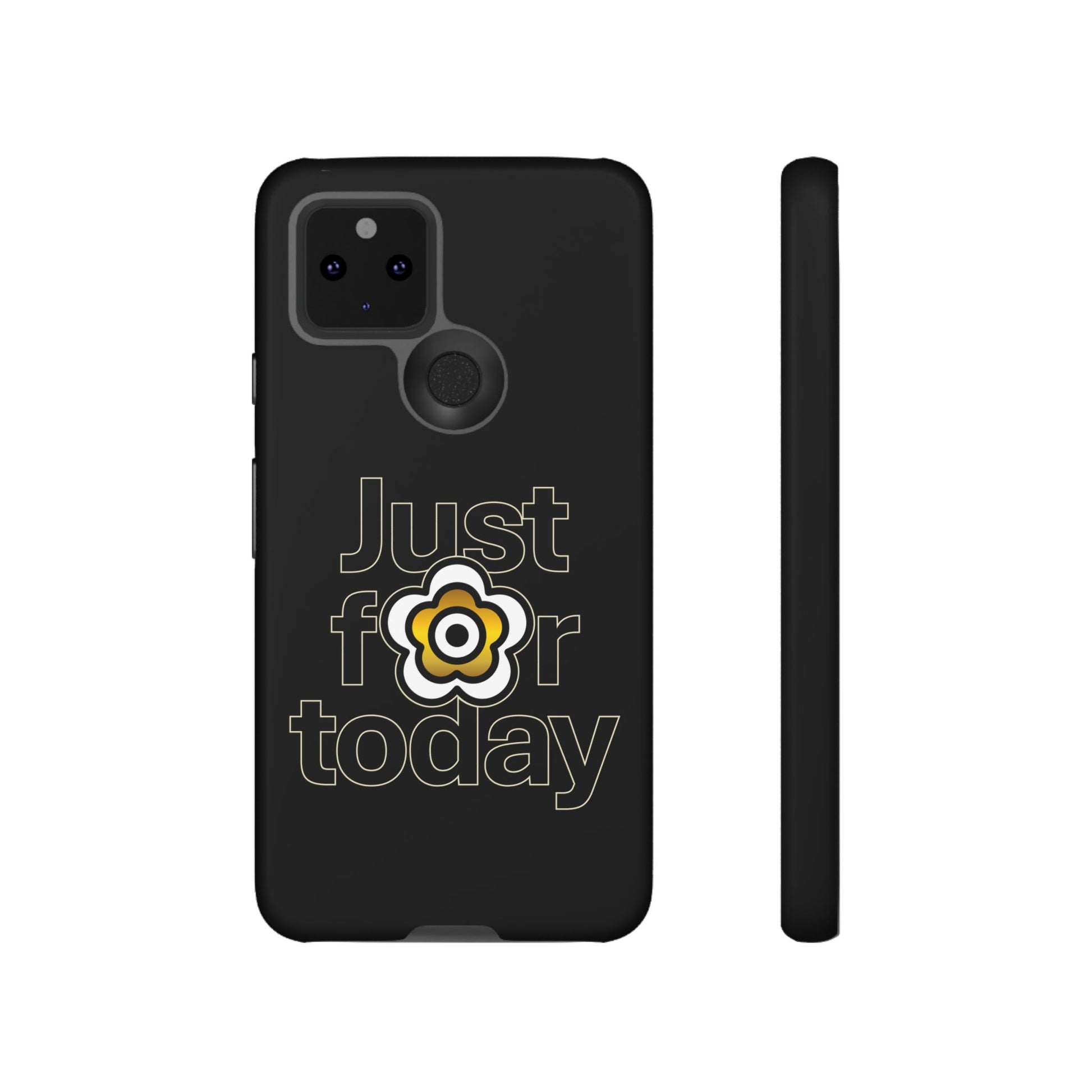 P🌺🌺P2Poppies Just for Today Google Phone Case – Inspirational Recovery Protection