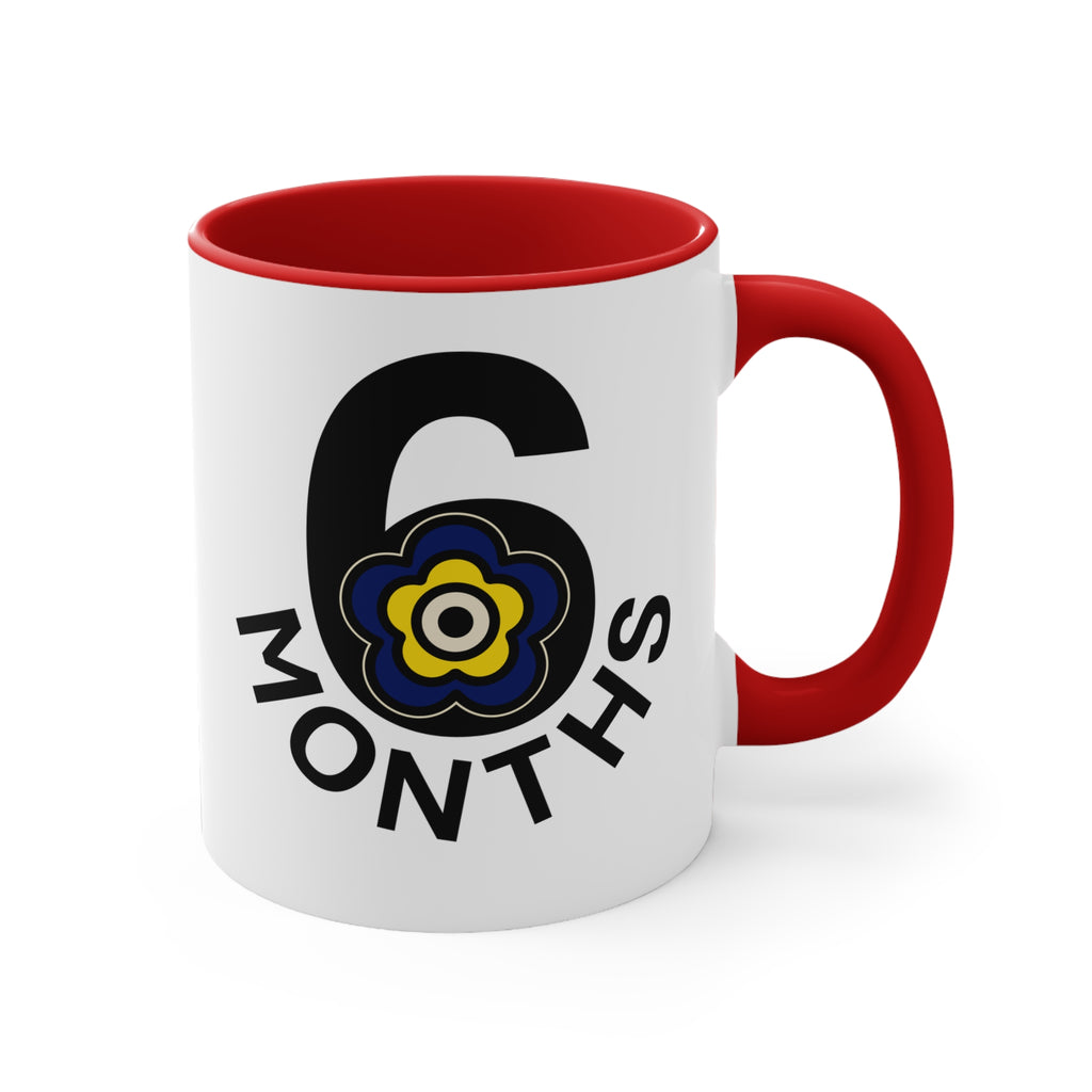 P🌺🌺P2Poppies 6 Months – Motivational Recovery Mug