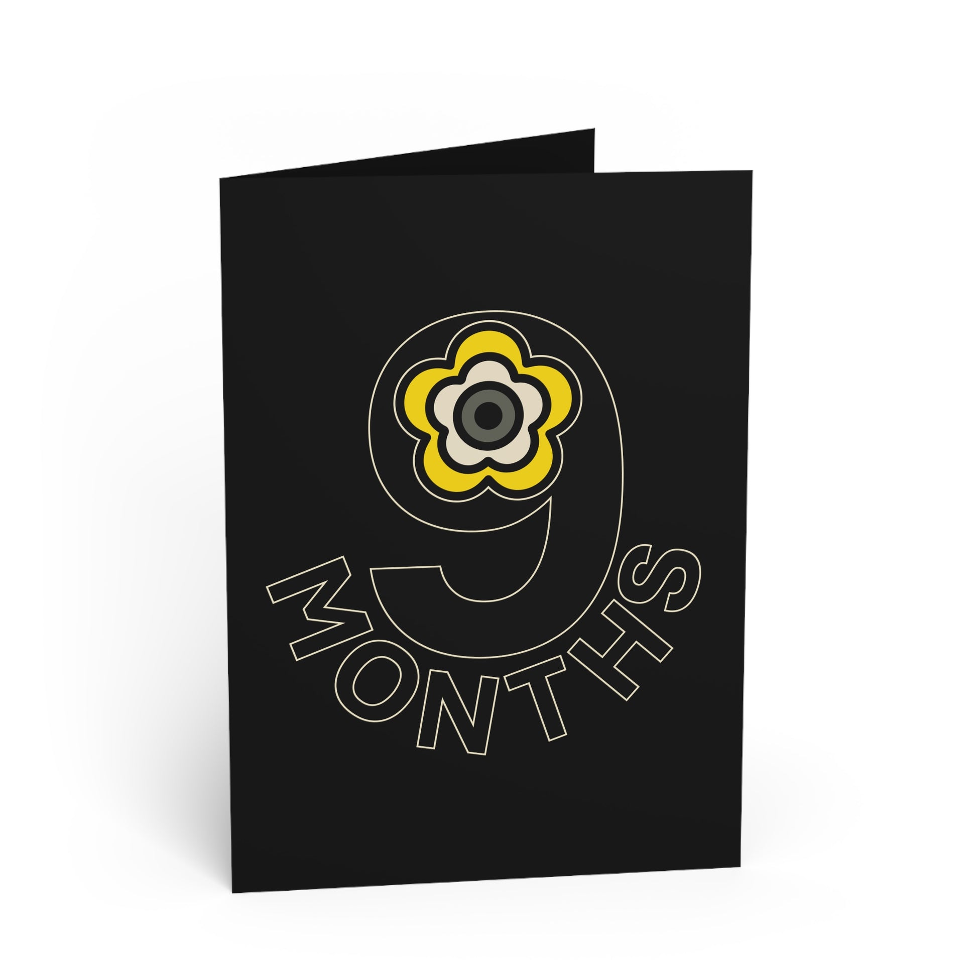 P🌺🌺P2Poppies 9 Months Milestone Greeting Card