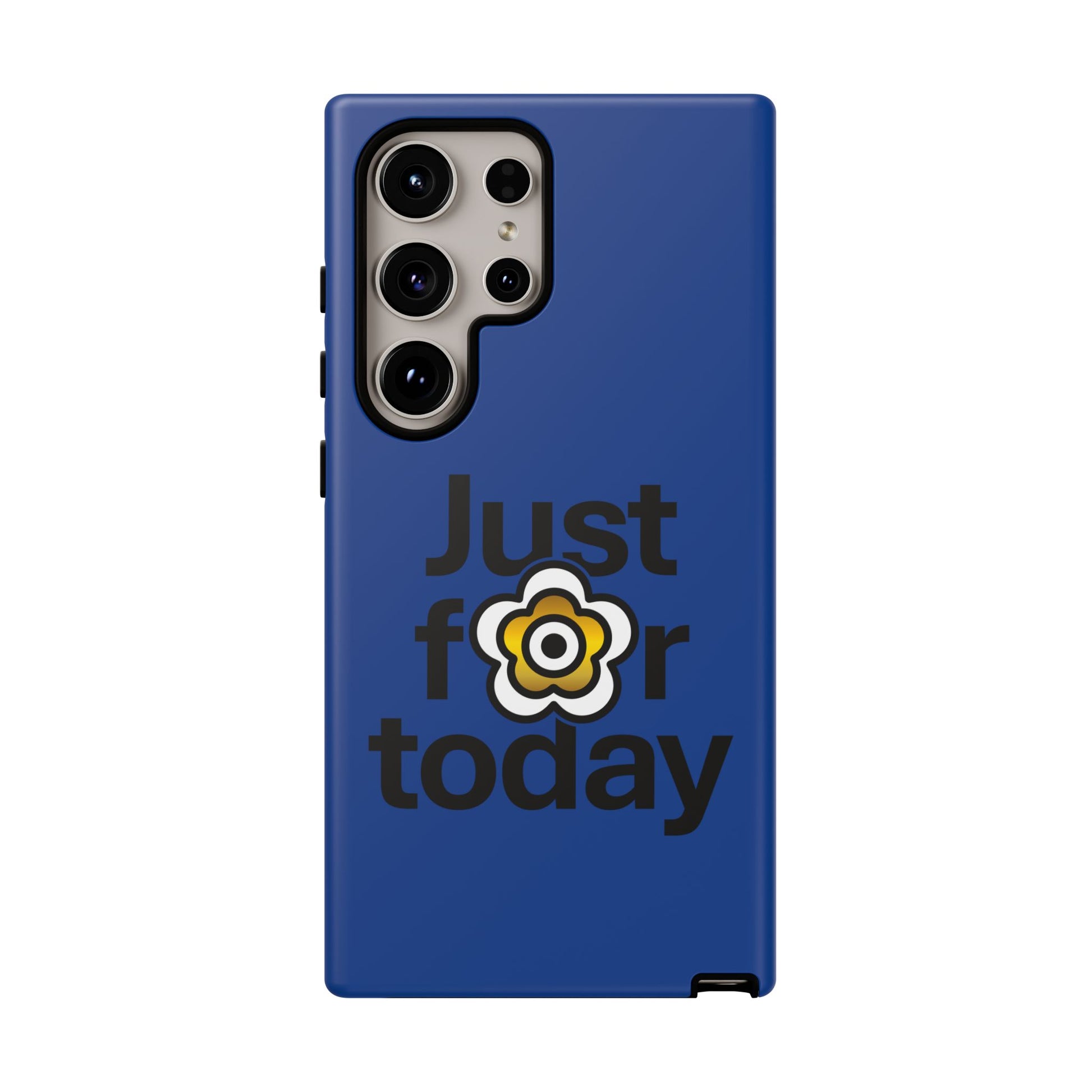 P🌺🌺P2Poppies Just for Today Samsung Phone Case – Inspirational Recovery Protection