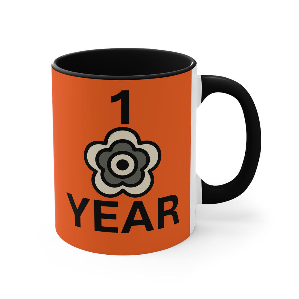 P🌺🌺P2Poppies 1 Year – Motivational Recovery Mug