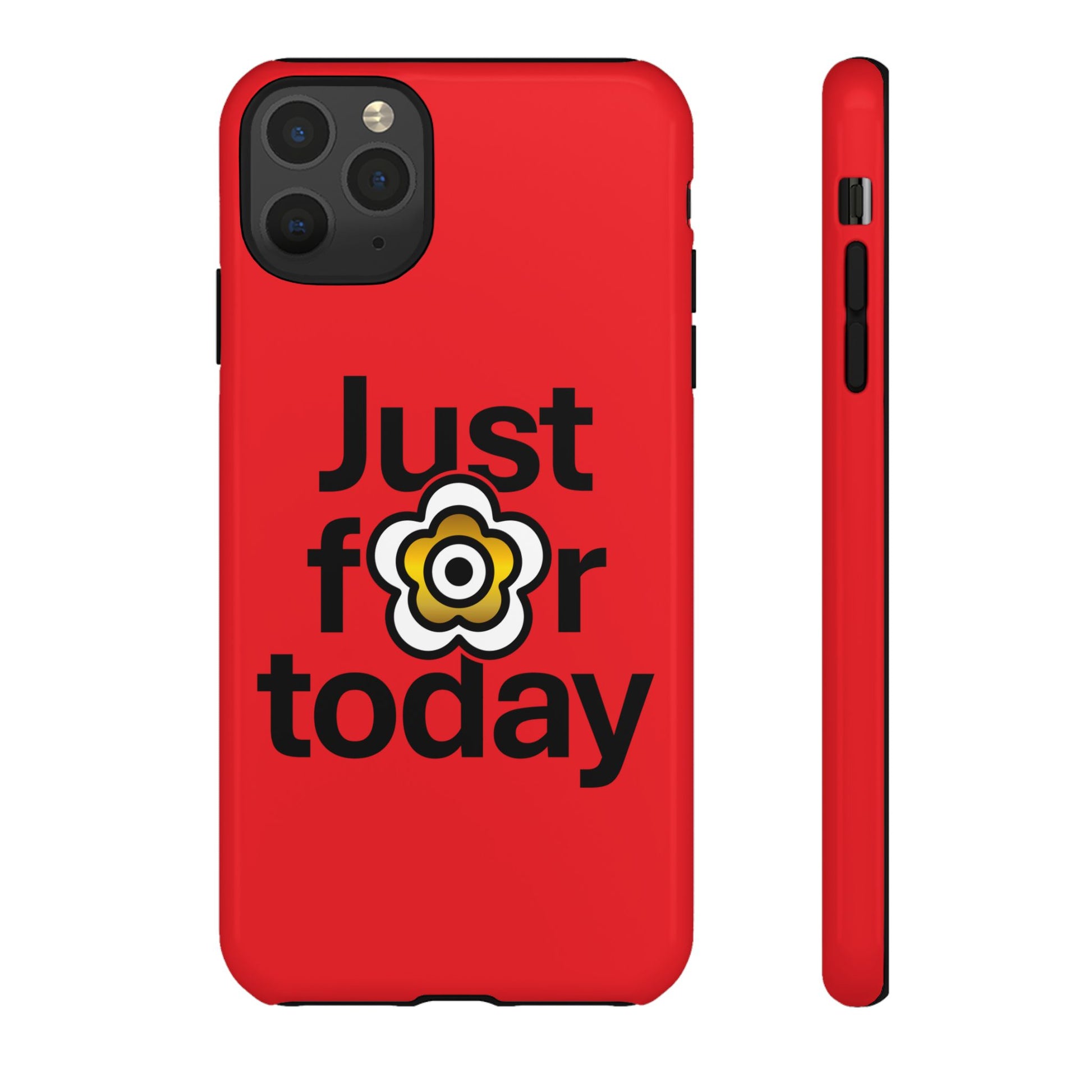 P🌺🌺P2Poppies Just for Today i-Phone Case – Inspirational Recovery Protection