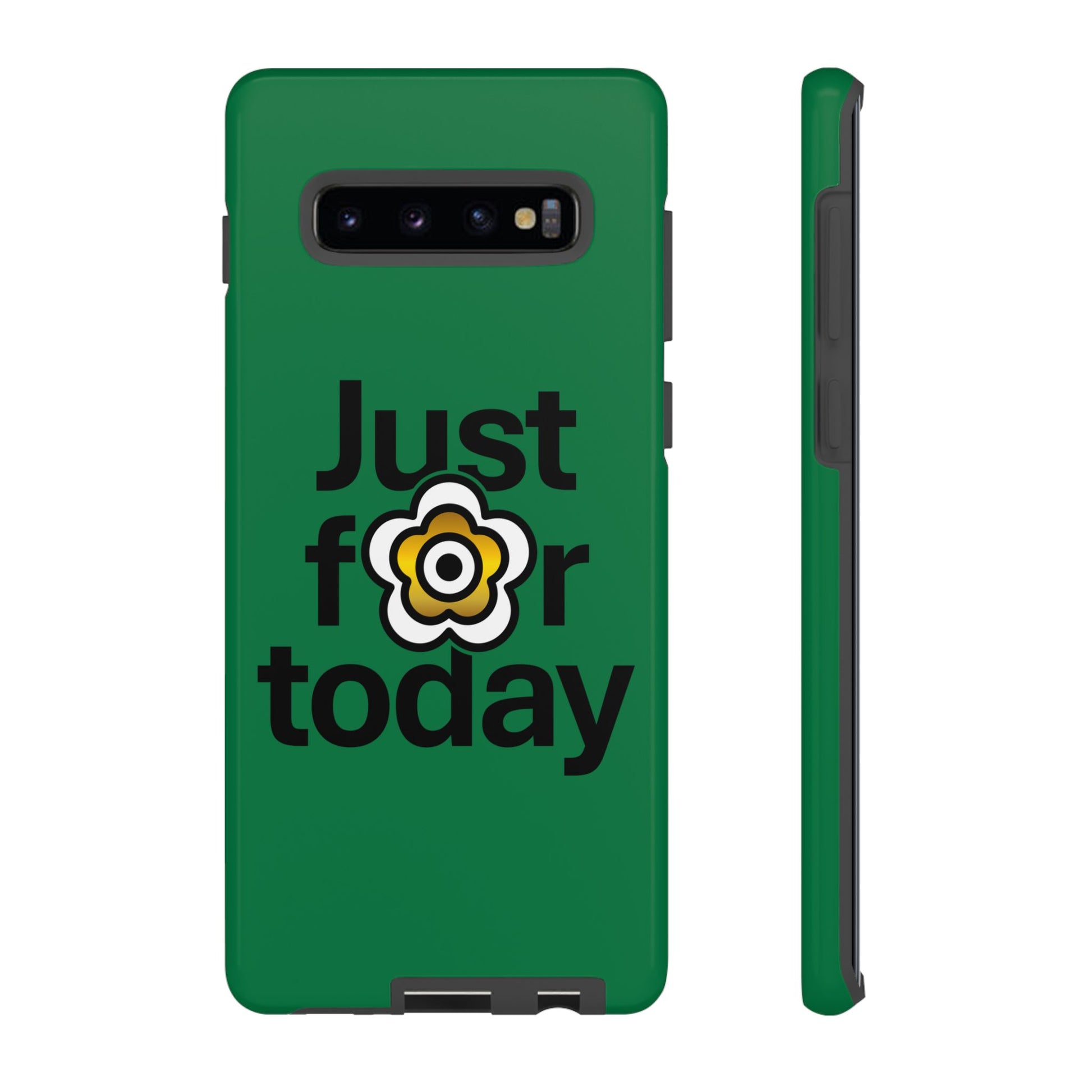 P🌺🌺P2Poppies Just for Today Samsung Phone Case – Inspirational Recovery Protection