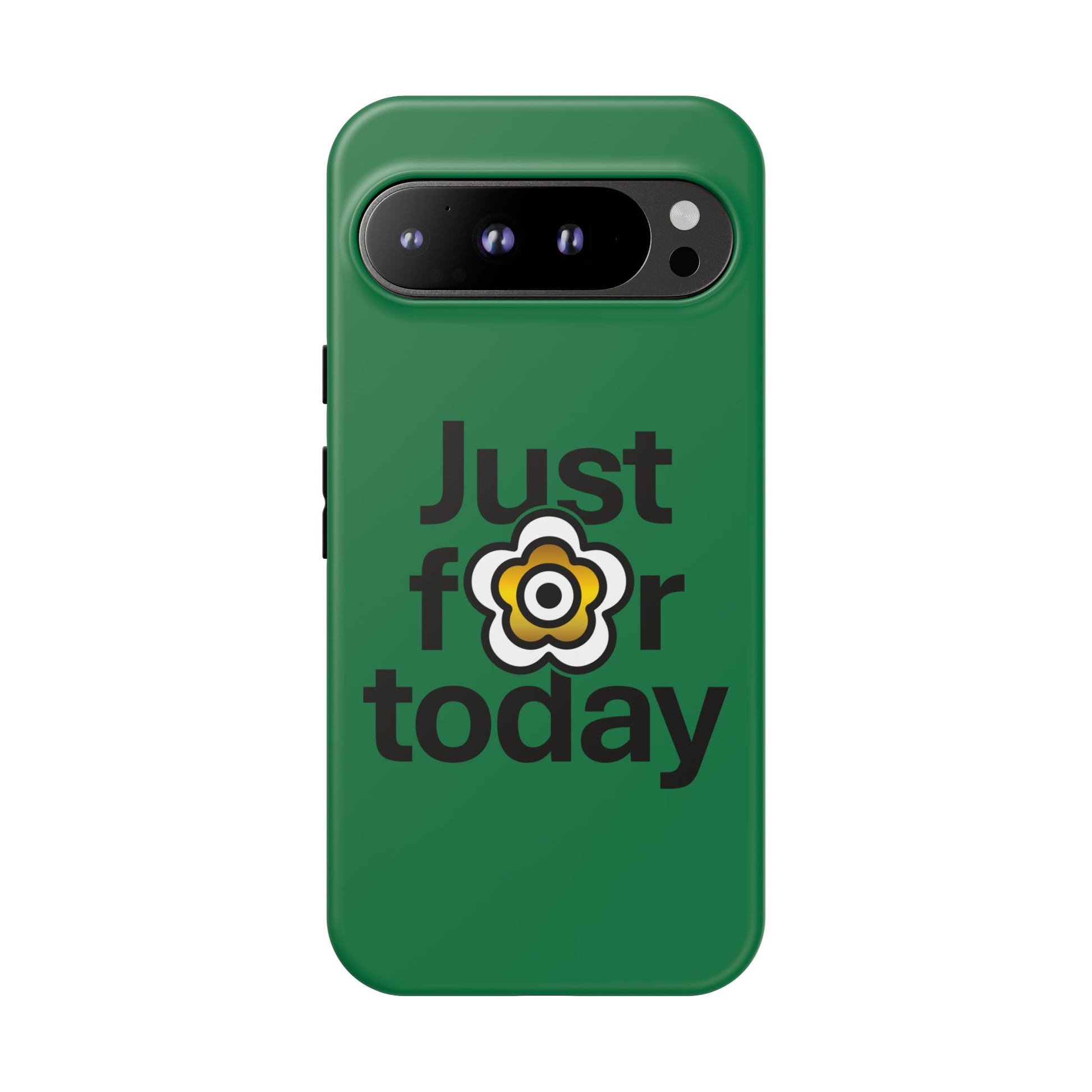 P🌺🌺P2Poppies Just for Today Google Phone Case – Inspirational Recovery Protection