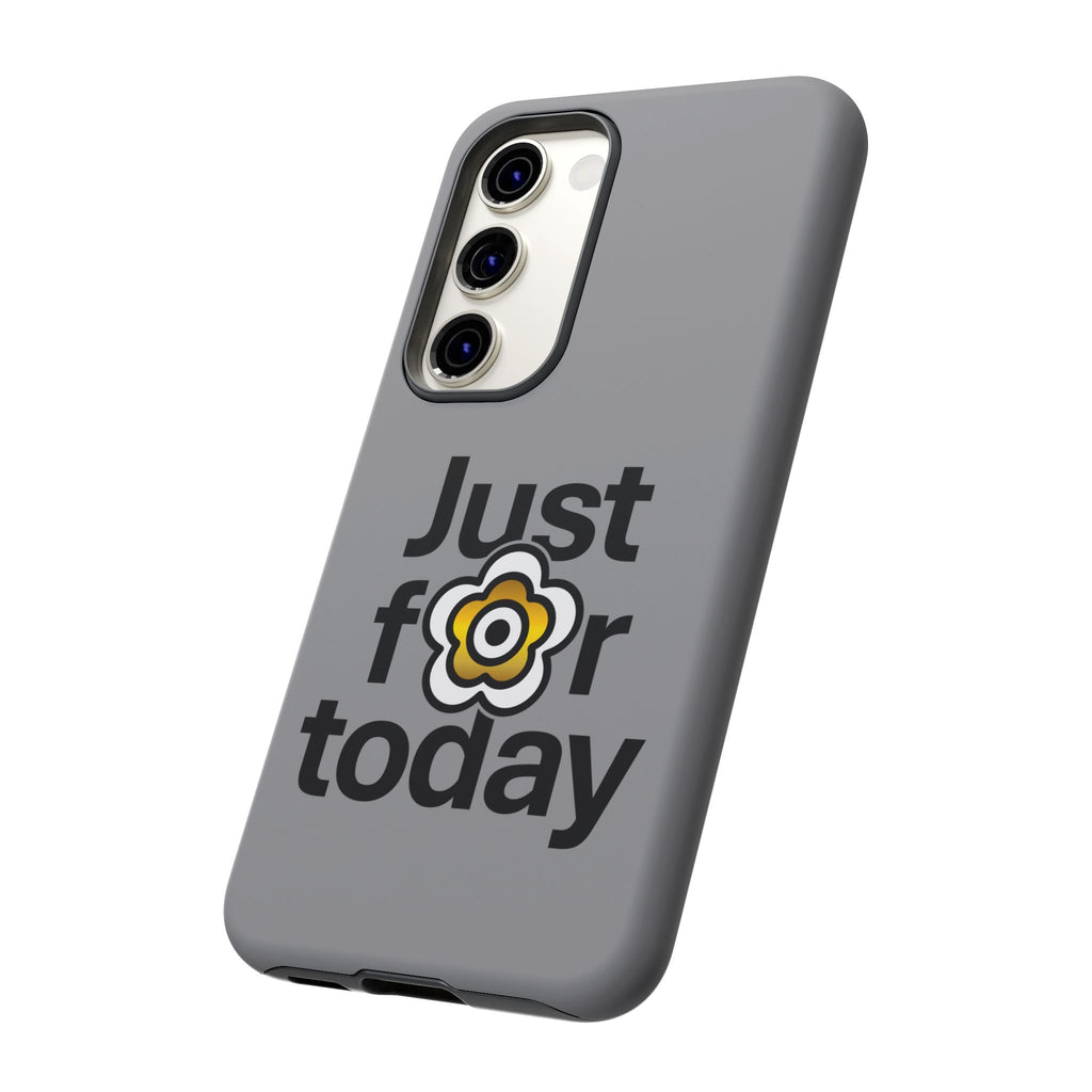 P🌺🌺P2Poppies Just for Today Samsung Phone Case – Inspirational Recovery Protection