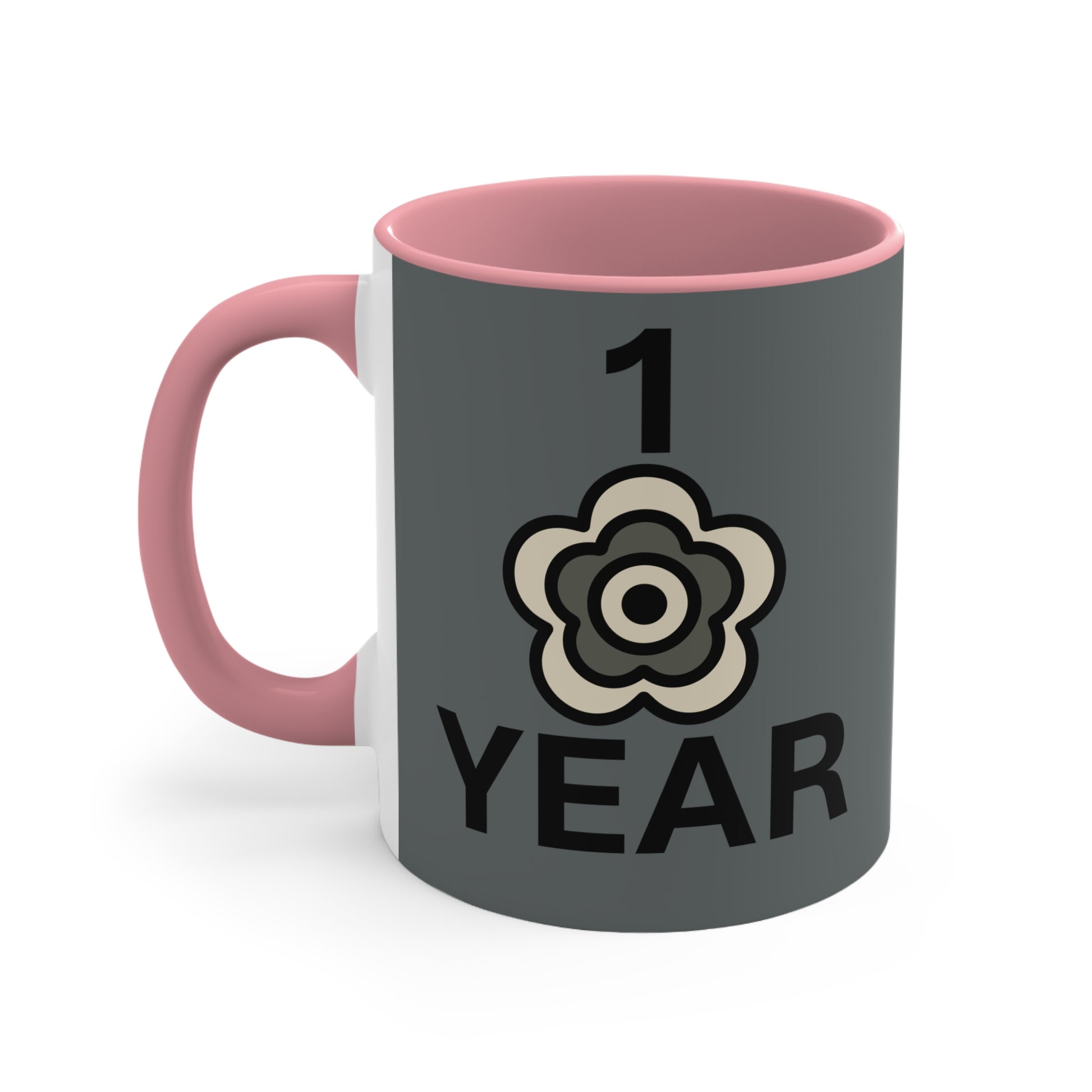 P🌺🌺P2Poppies 1 Year – Motivational Recovery Mug