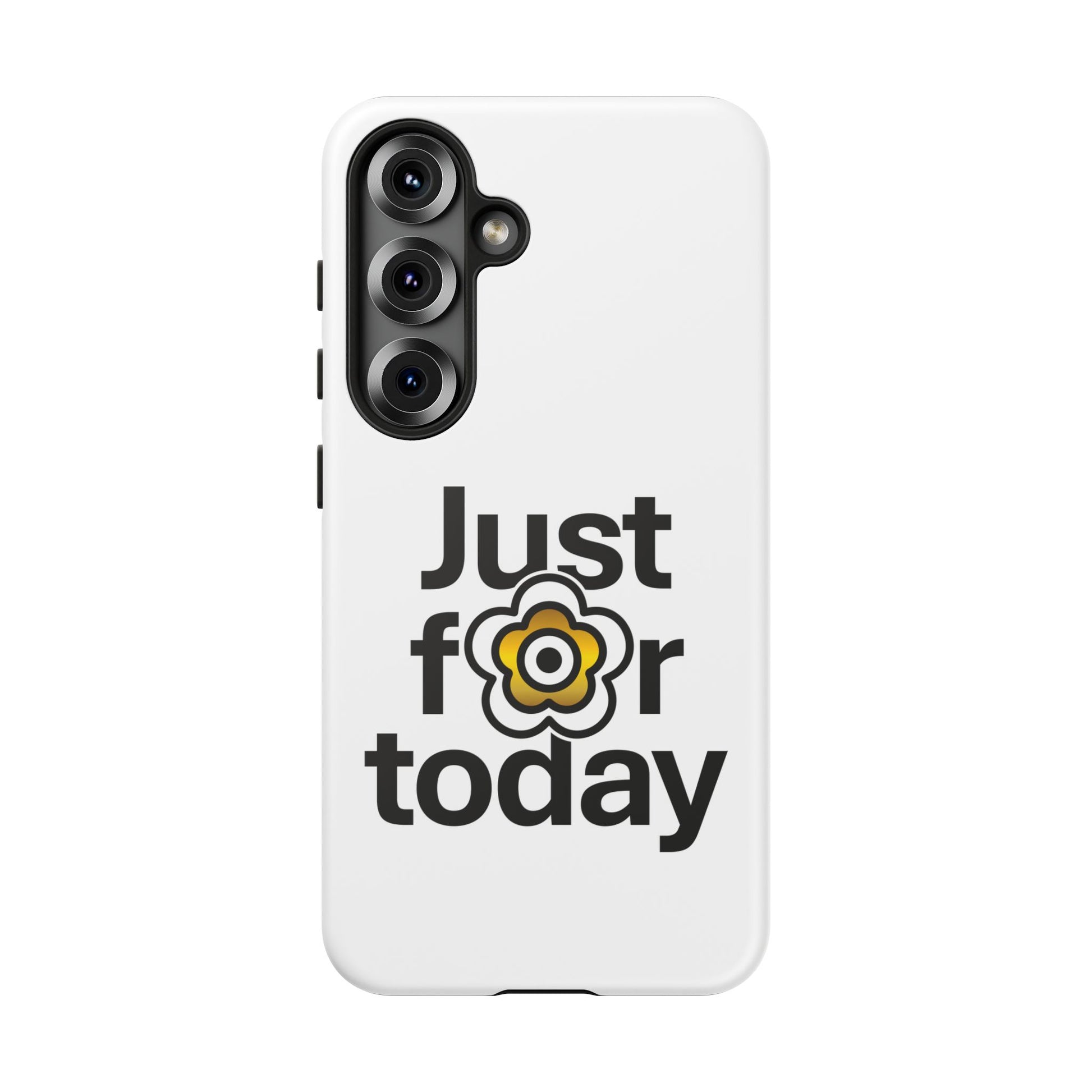 P🌺🌺P2Poppies Just for Today Samsung Phone Case – Inspirational Recovery Protection