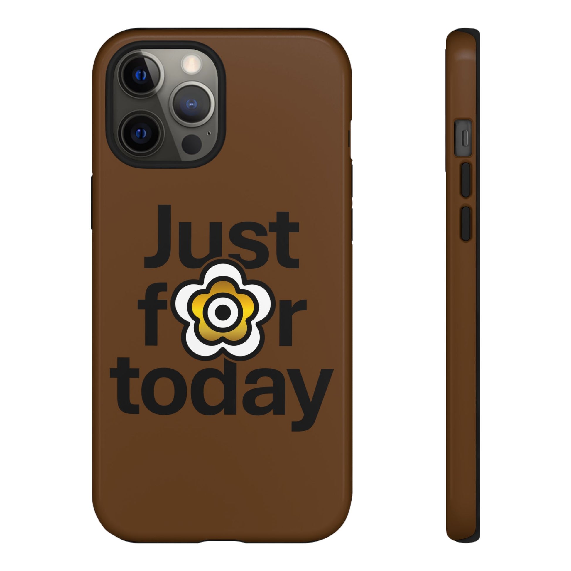 P🌺🌺P2Poppies Just for Today i-Phone Case – Inspirational Recovery Protection