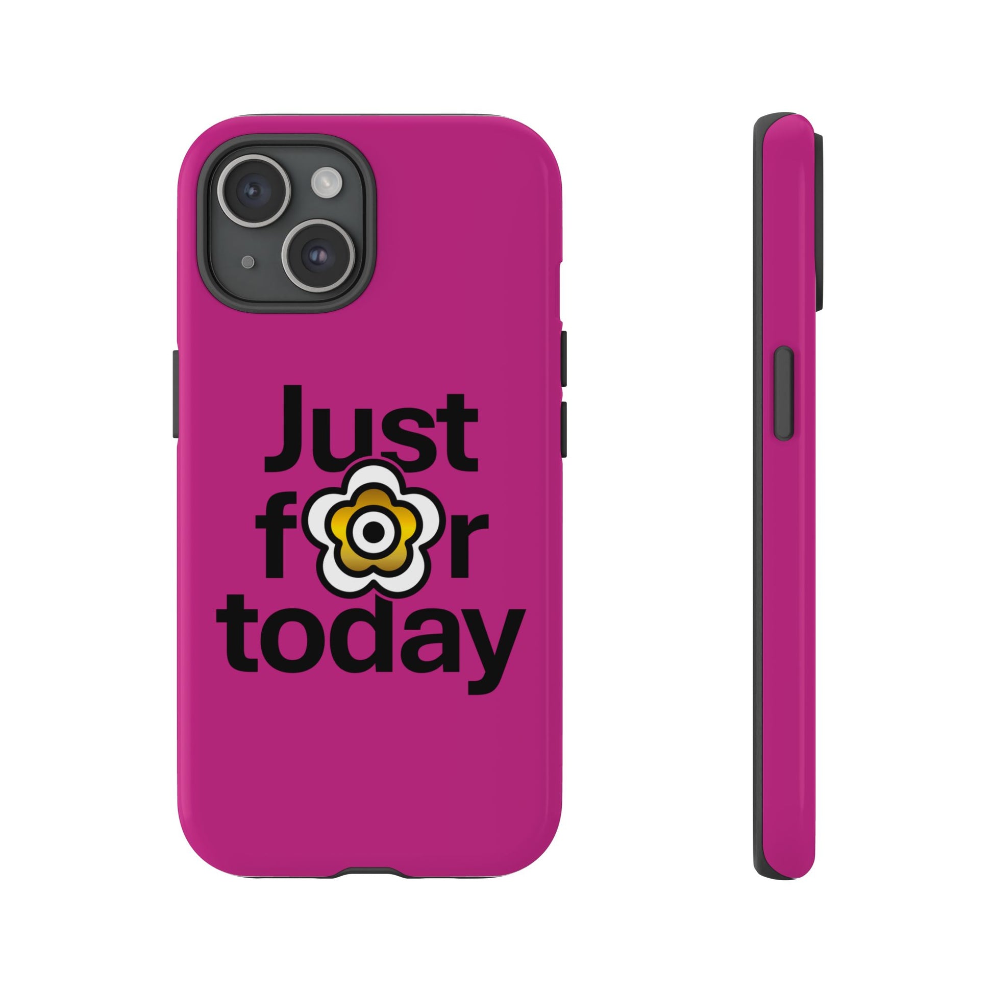 P🌺🌺P2Poppies Just for Today i-Phone Case – Inspirational Recovery Protection