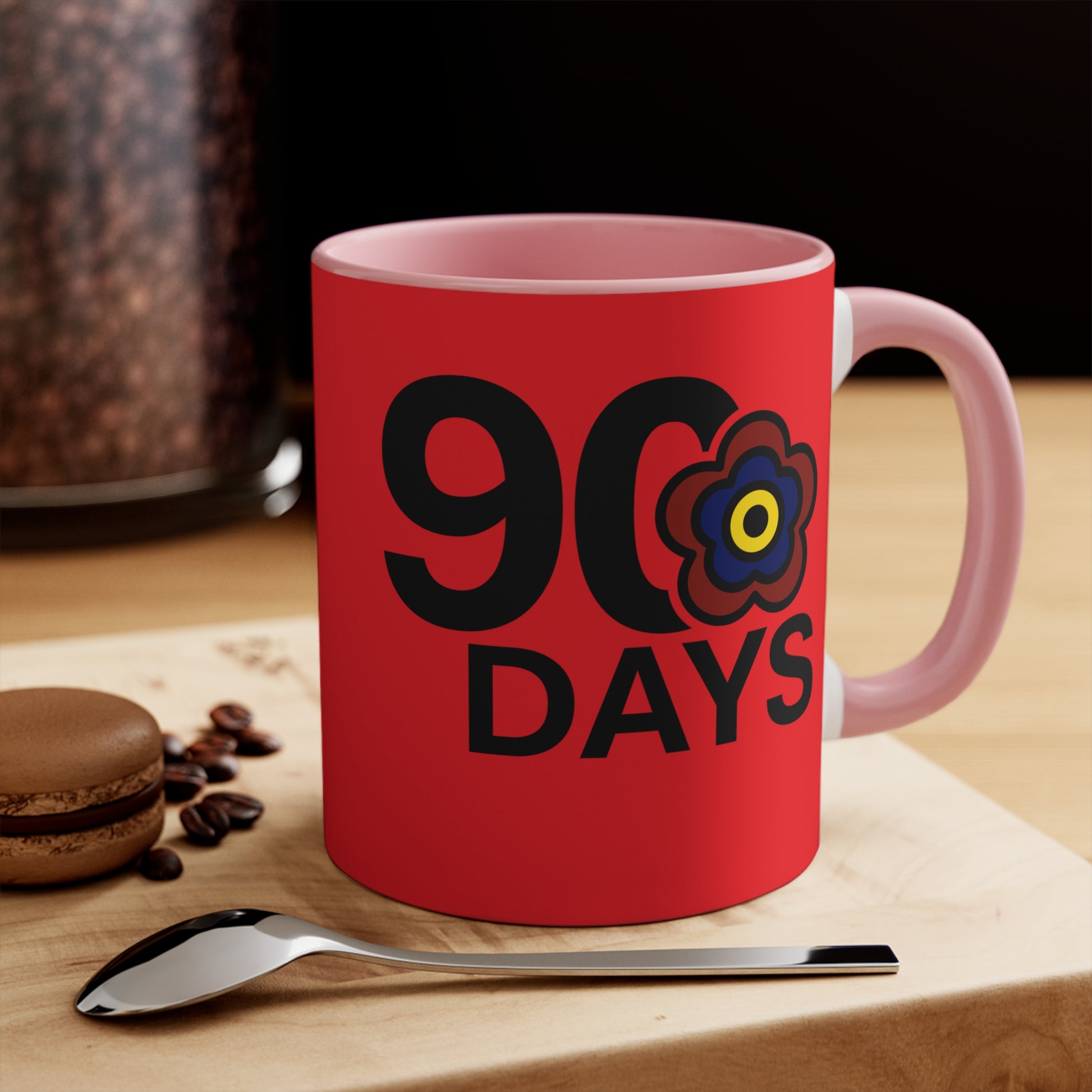 P🌺🌺P2Poppies 90 Days – Motivational Recovery Mug