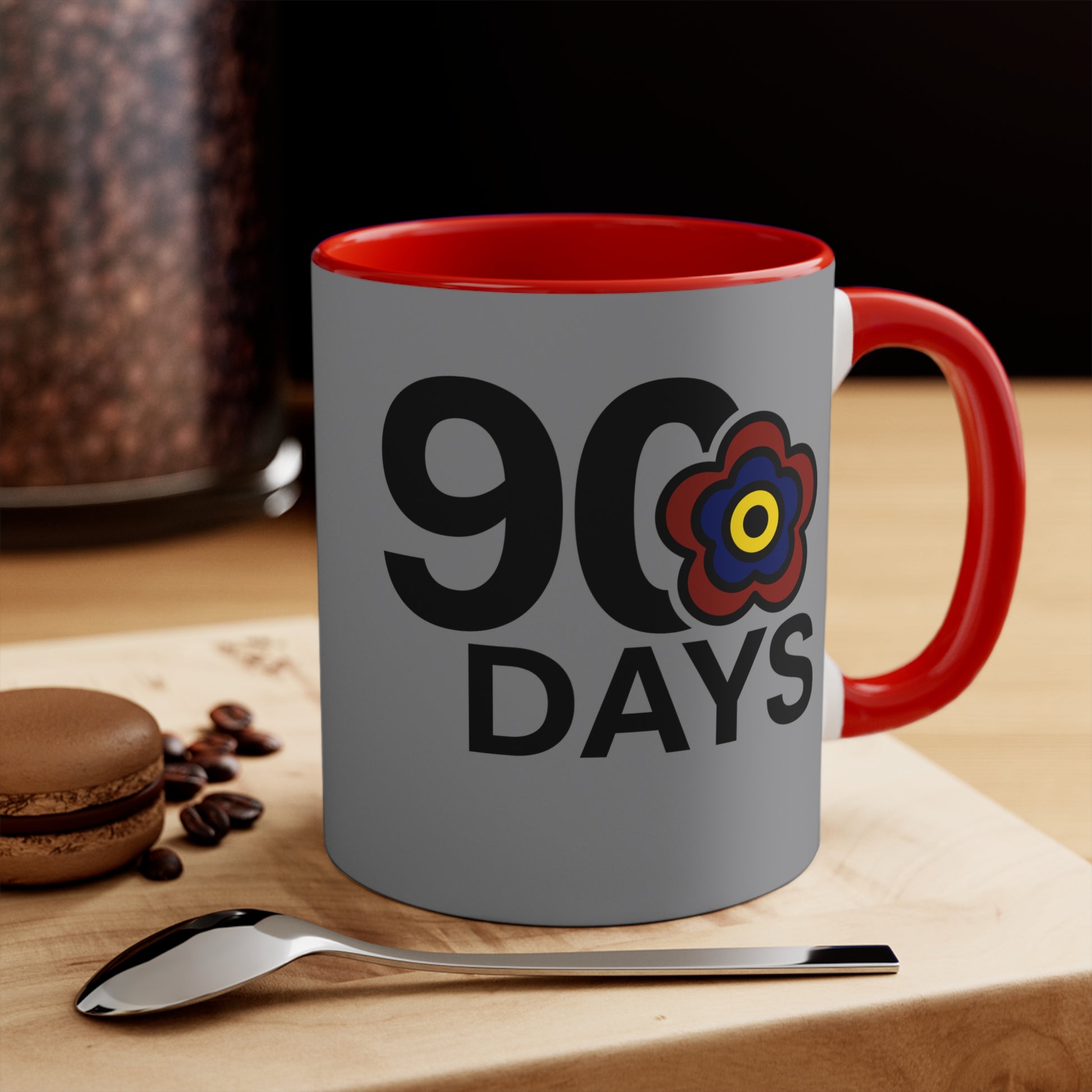 P🌺🌺P2Poppies 90 Days – Motivational Recovery Mug