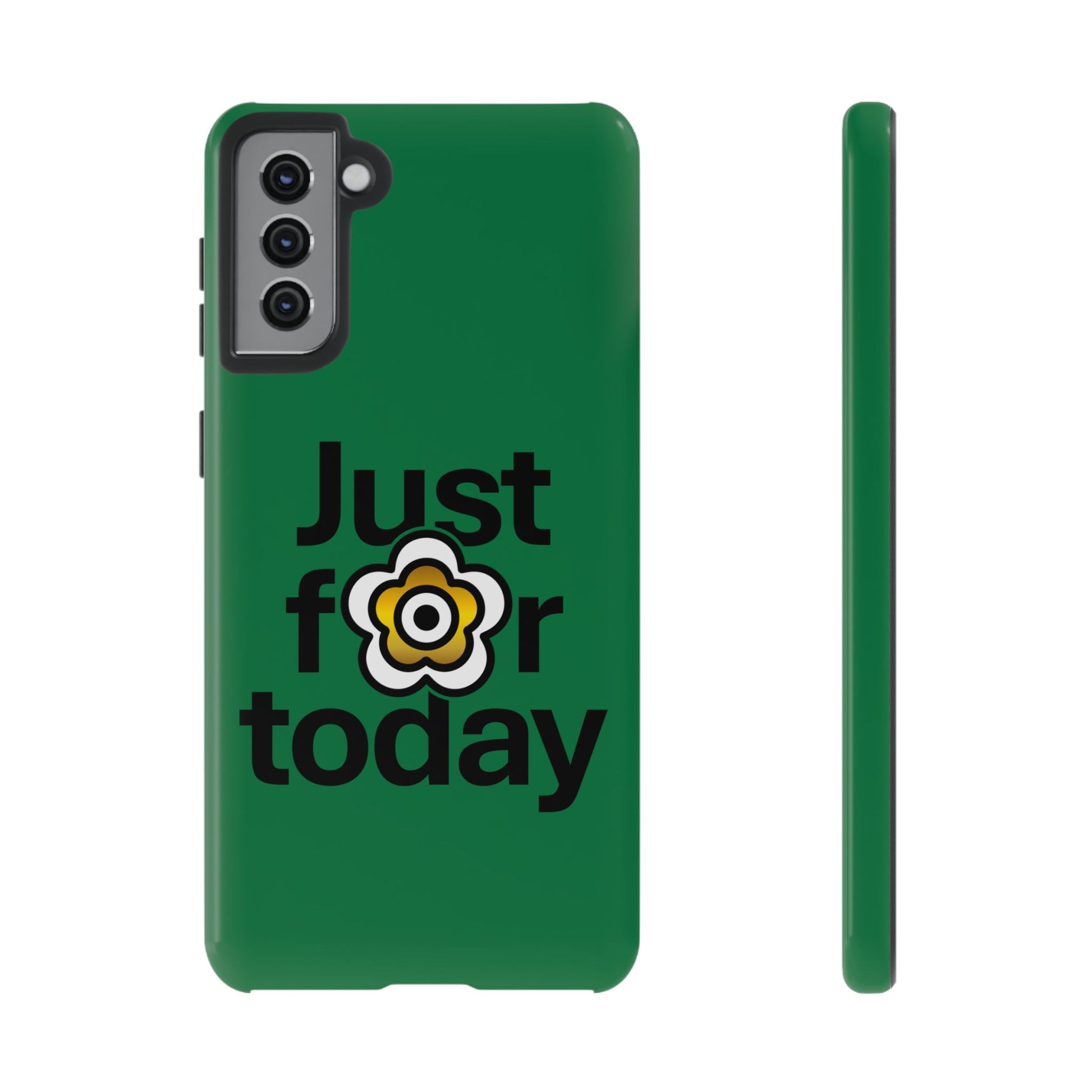 P🌺🌺P2Poppies Just for Today Samsung Phone Case – Inspirational Recovery Protection