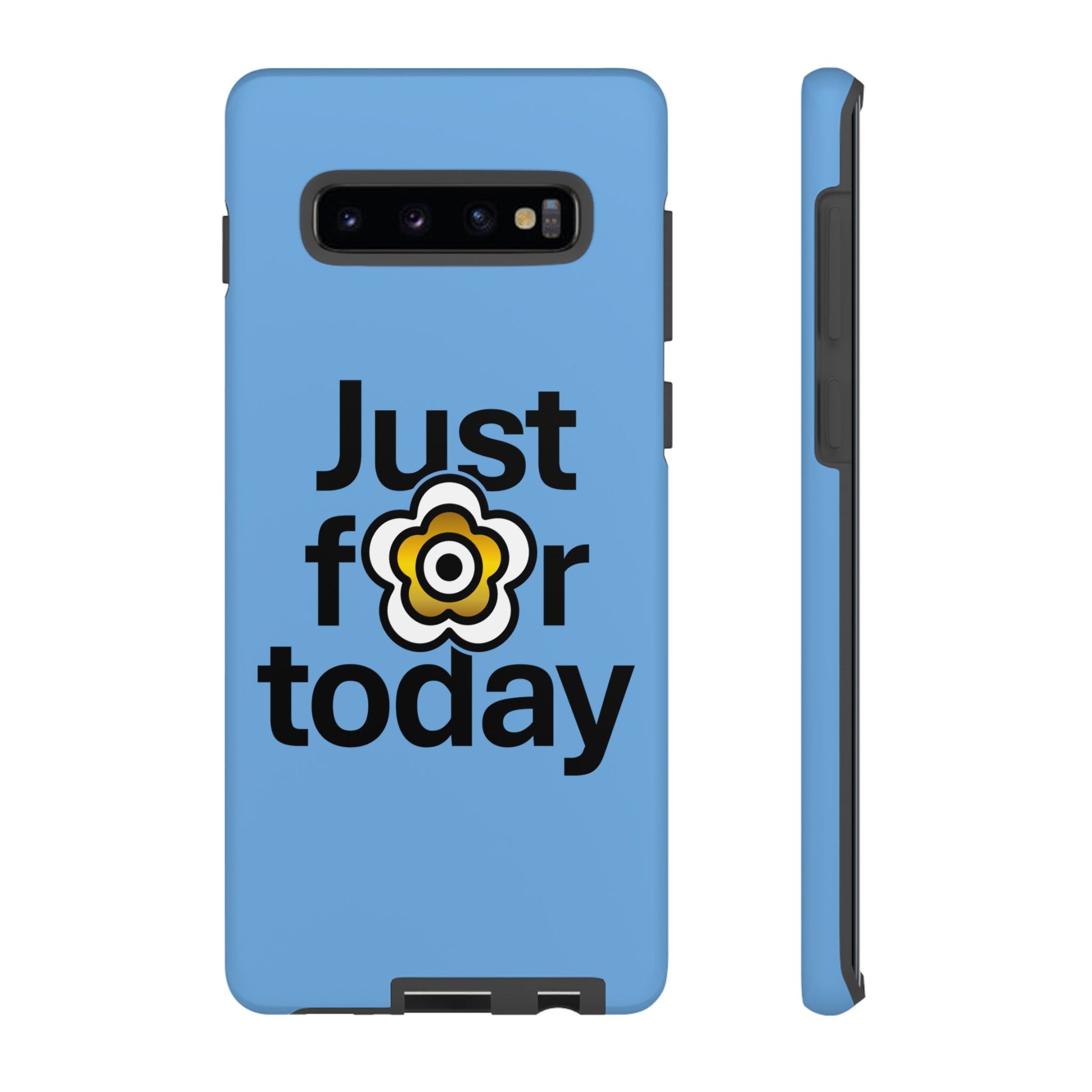 P🌺🌺P2Poppies Just for Today Samsung Phone Case – Inspirational Recovery Protection