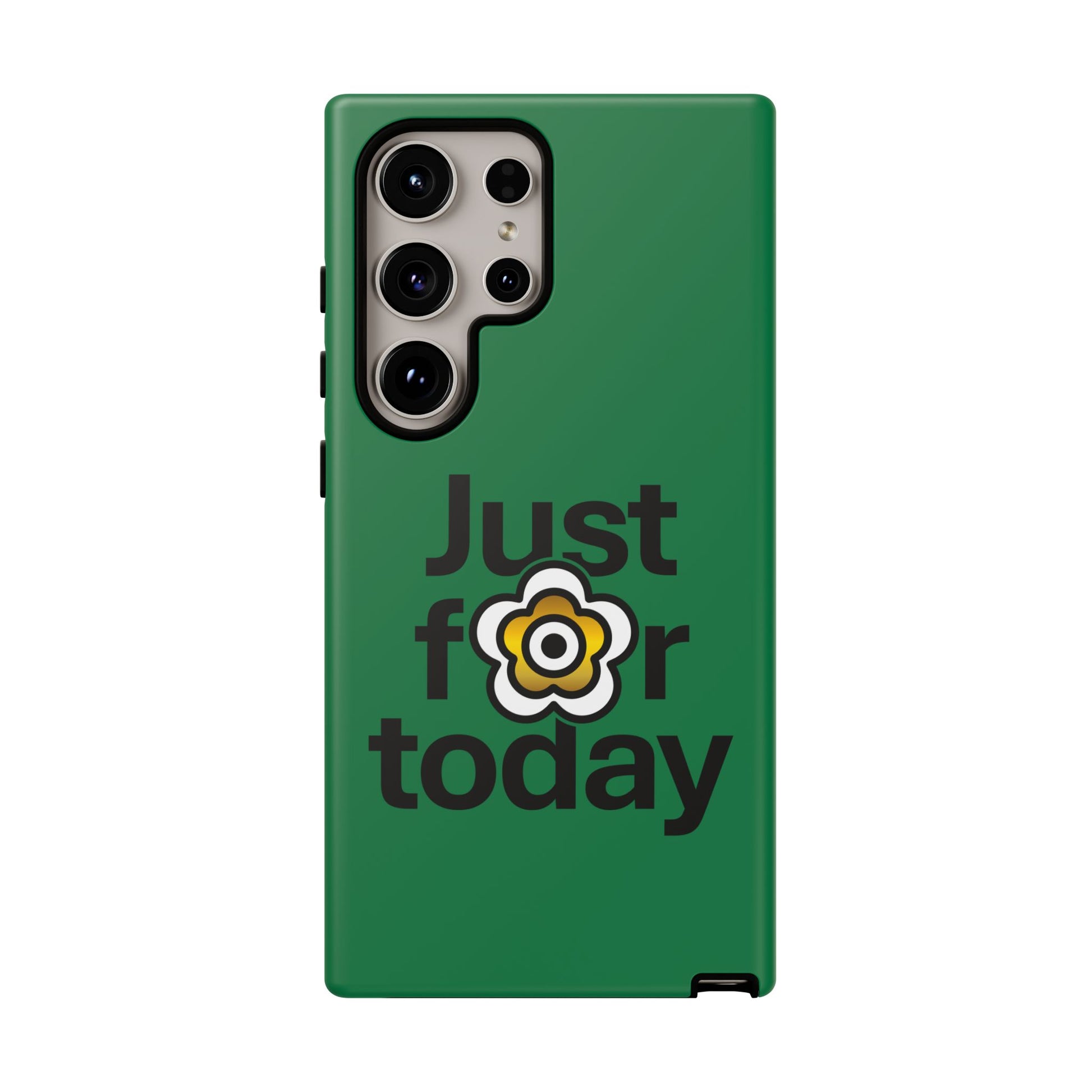 P🌺🌺P2Poppies Just for Today Samsung Phone Case – Inspirational Recovery Protection