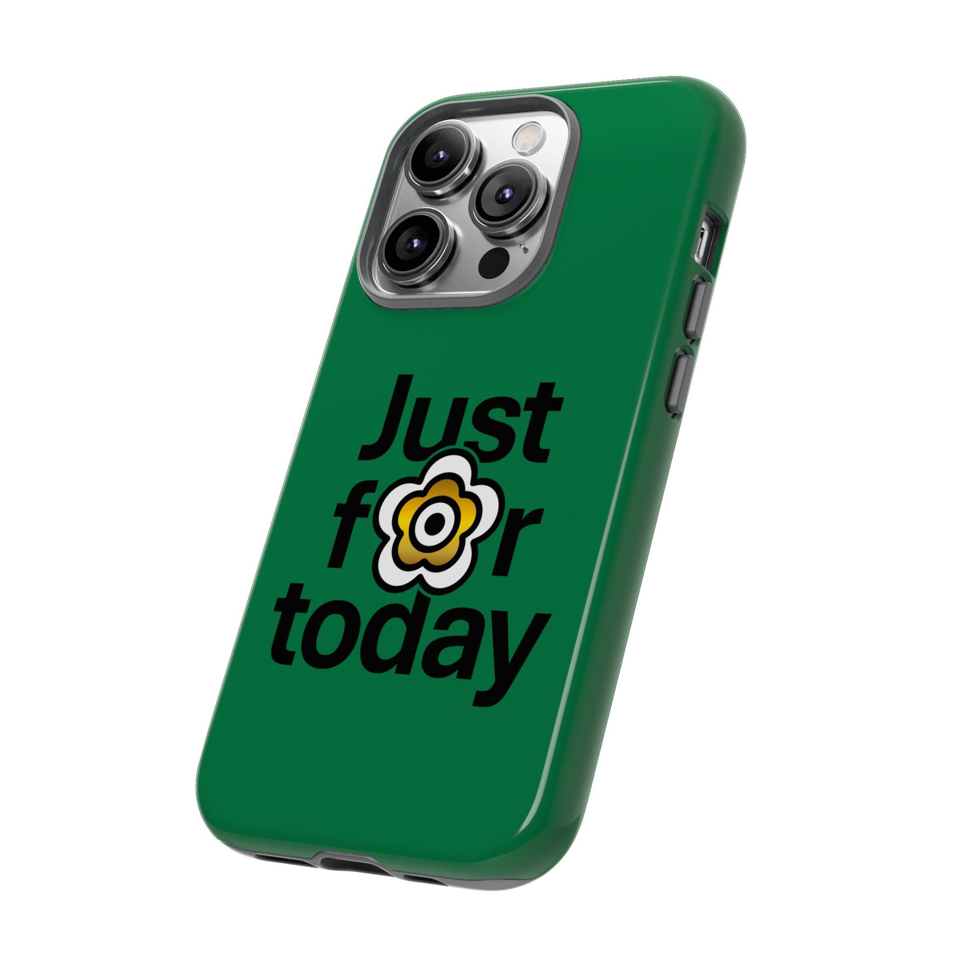 P🌺🌺P2Poppies Just for Today i-Phone Case – Inspirational Recovery Protection