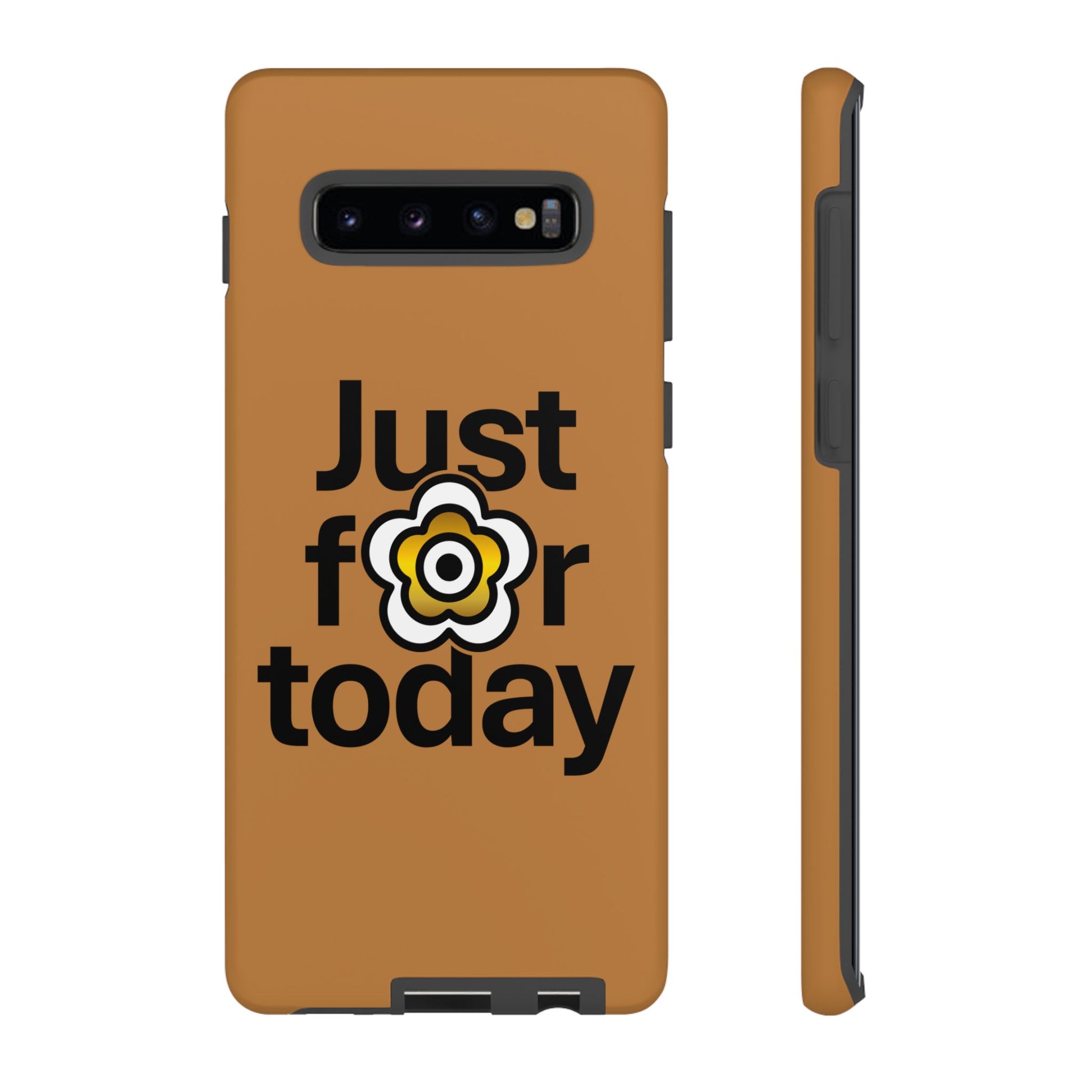 P🌺🌺P2Poppies Just for Today Samsung Phone Case – Inspirational Recovery Protection