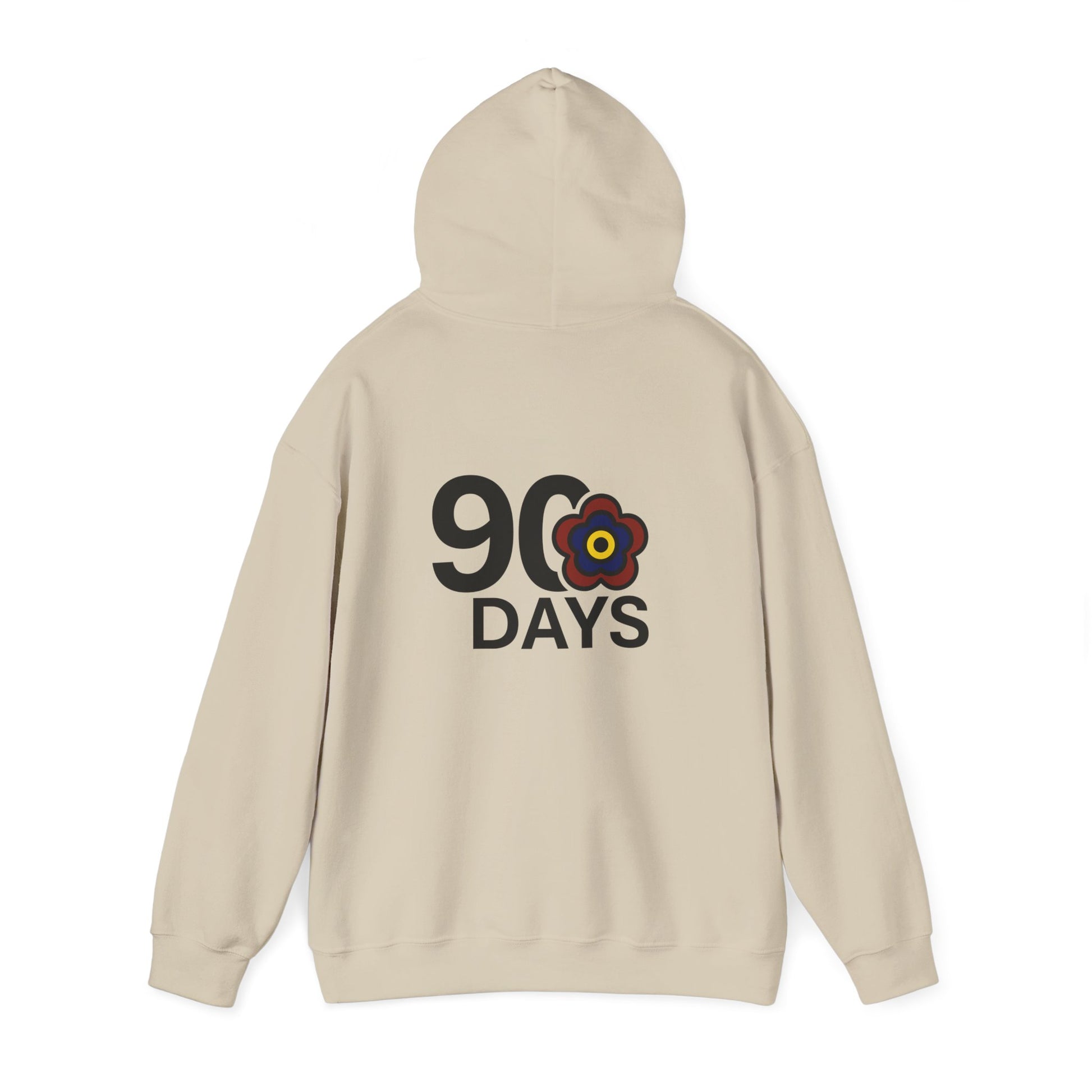 P🌺🌺P2Poppies 90 Days Sober Hoodie – Recovery Milestone Sweatshirt