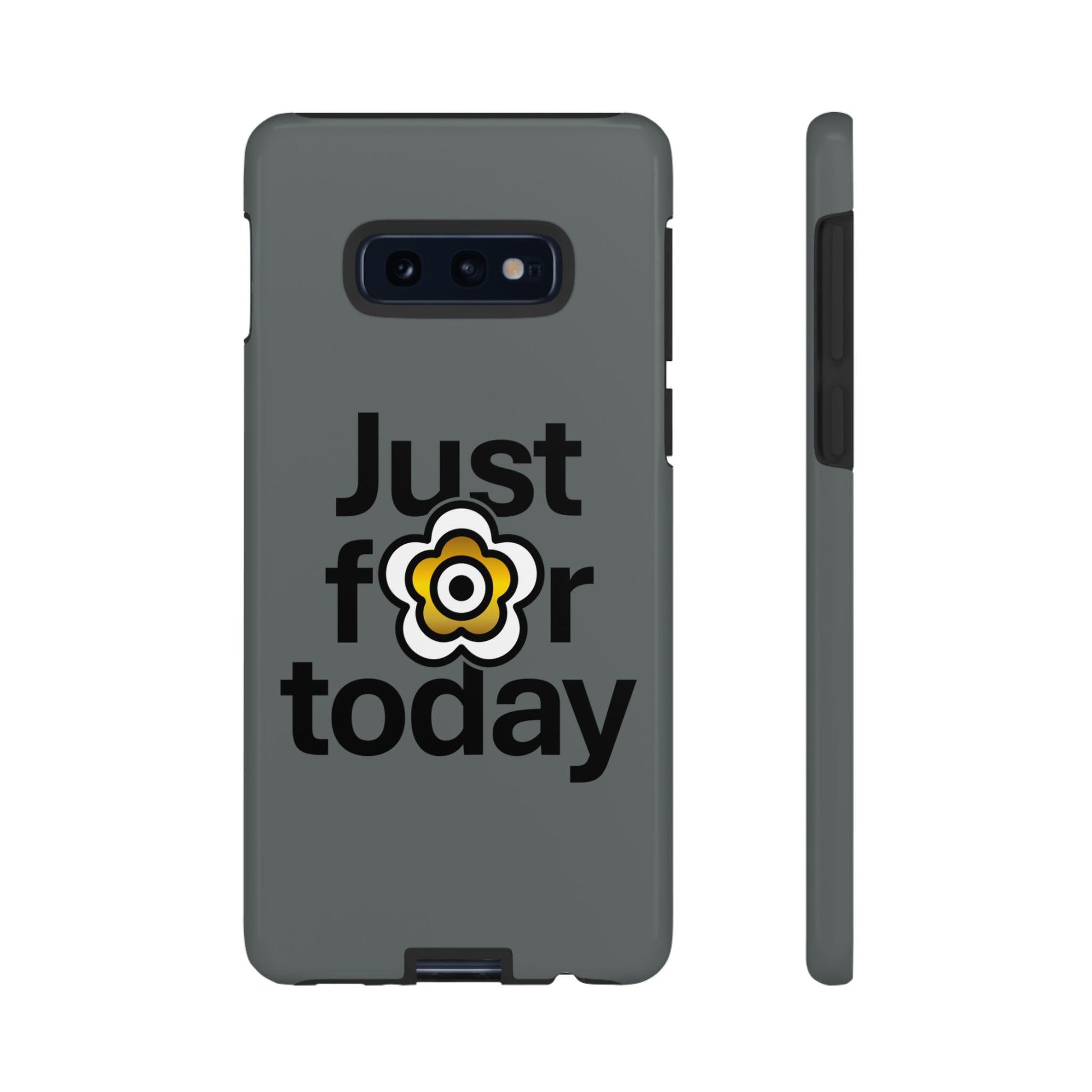 P🌺🌺P2Poppies Just for Today Samsung Phone Case – Inspirational Recovery Protection