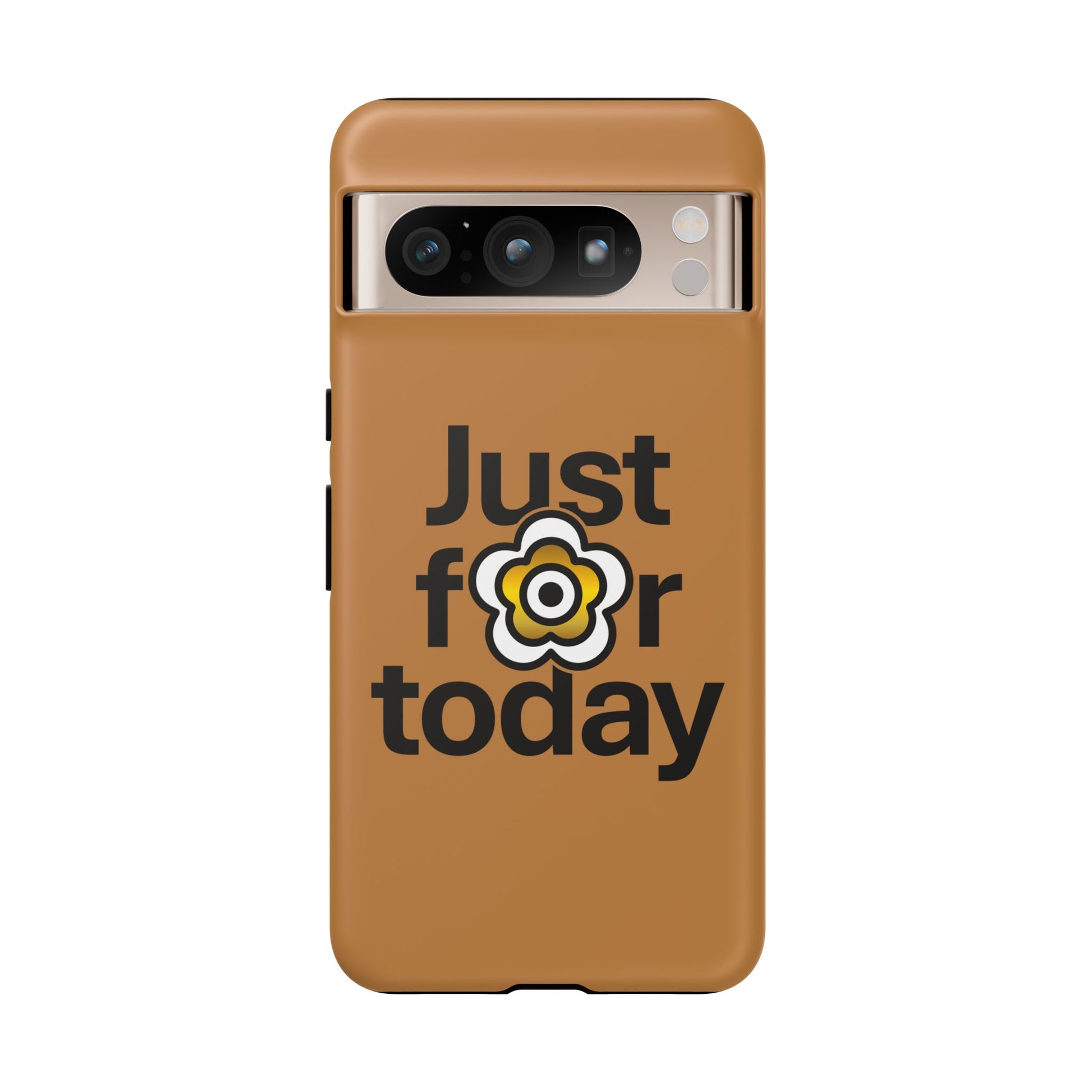 P🌺🌺P2Poppies Just for Today Google Phone Case – Inspirational Recovery Protection