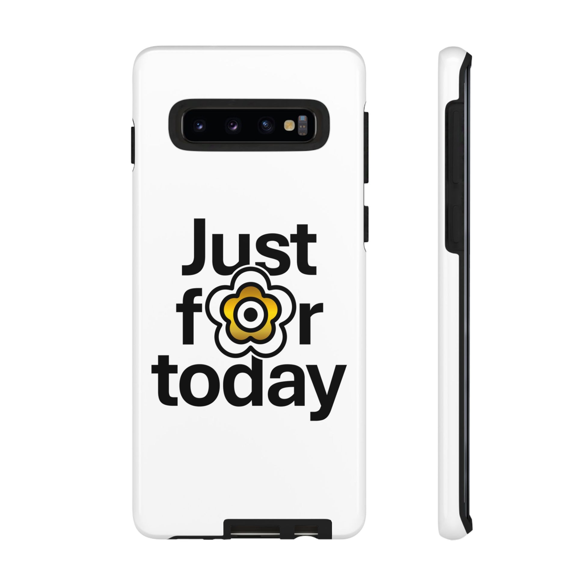 P🌺🌺P2Poppies Just for Today Samsung Phone Case – Inspirational Recovery Protection