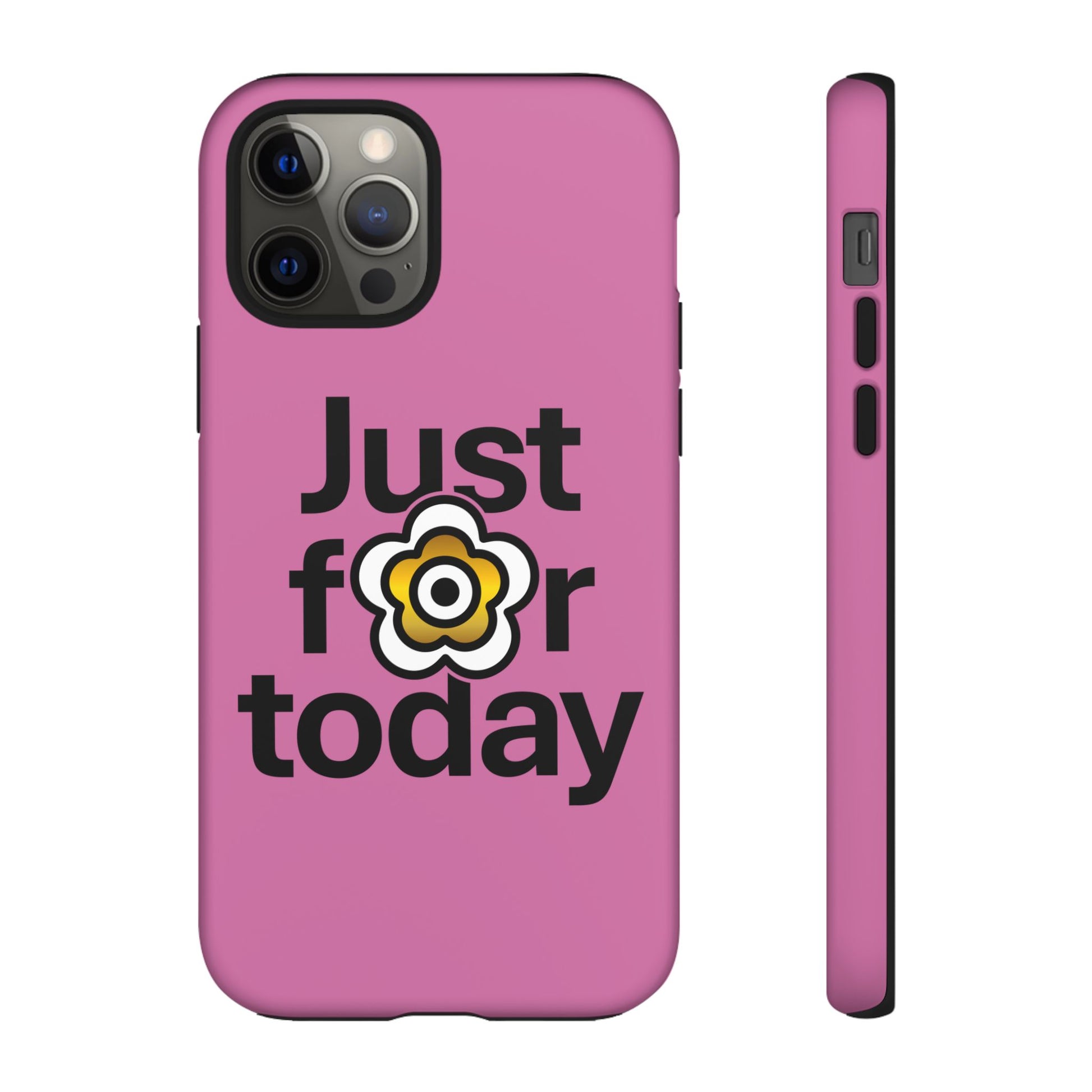 P🌺🌺P2Poppies Just for Today i-Phone Case – Inspirational Recovery Protection