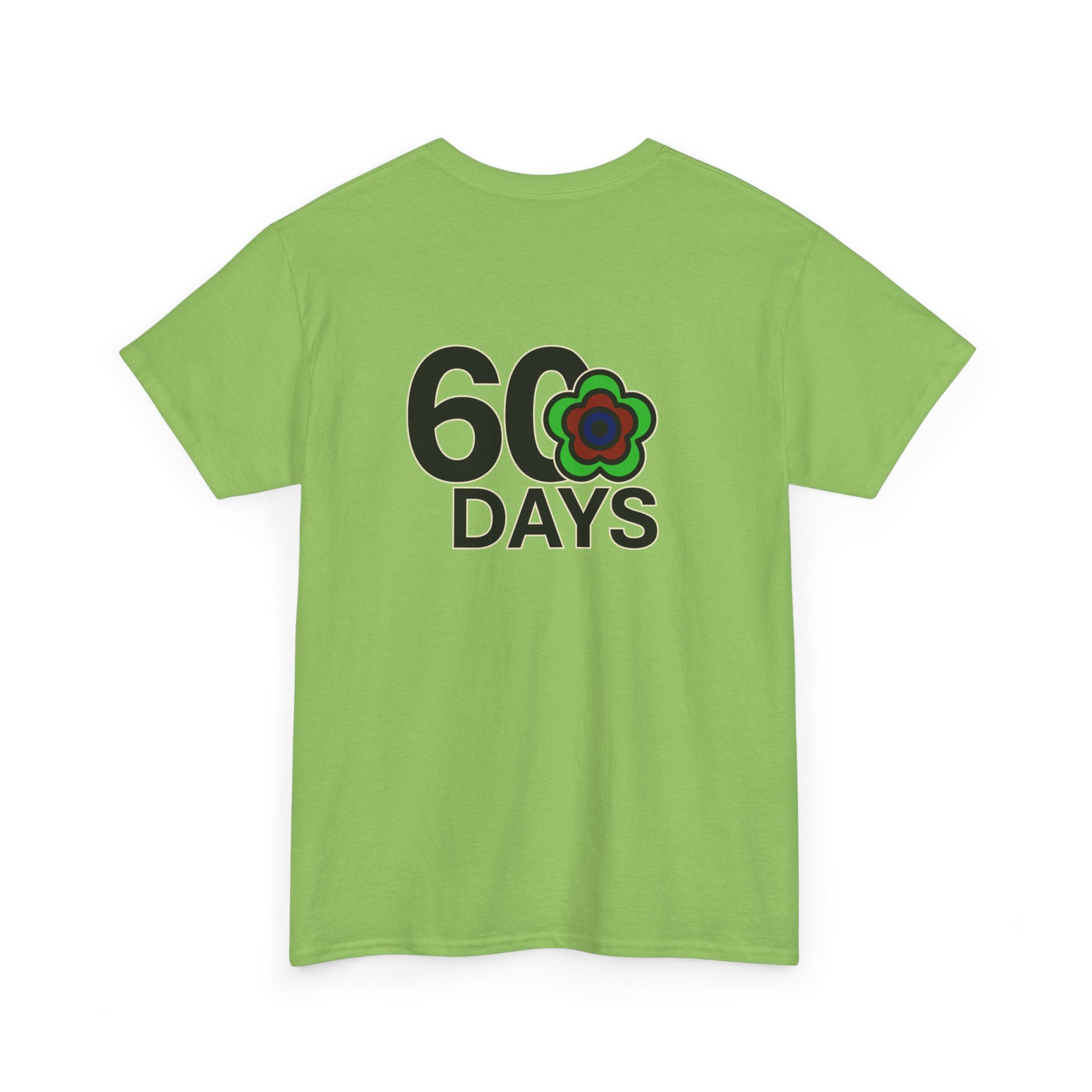 P🌺🌺P2Poppies 60 Days Sober – Motivational Recovery T-Shirt