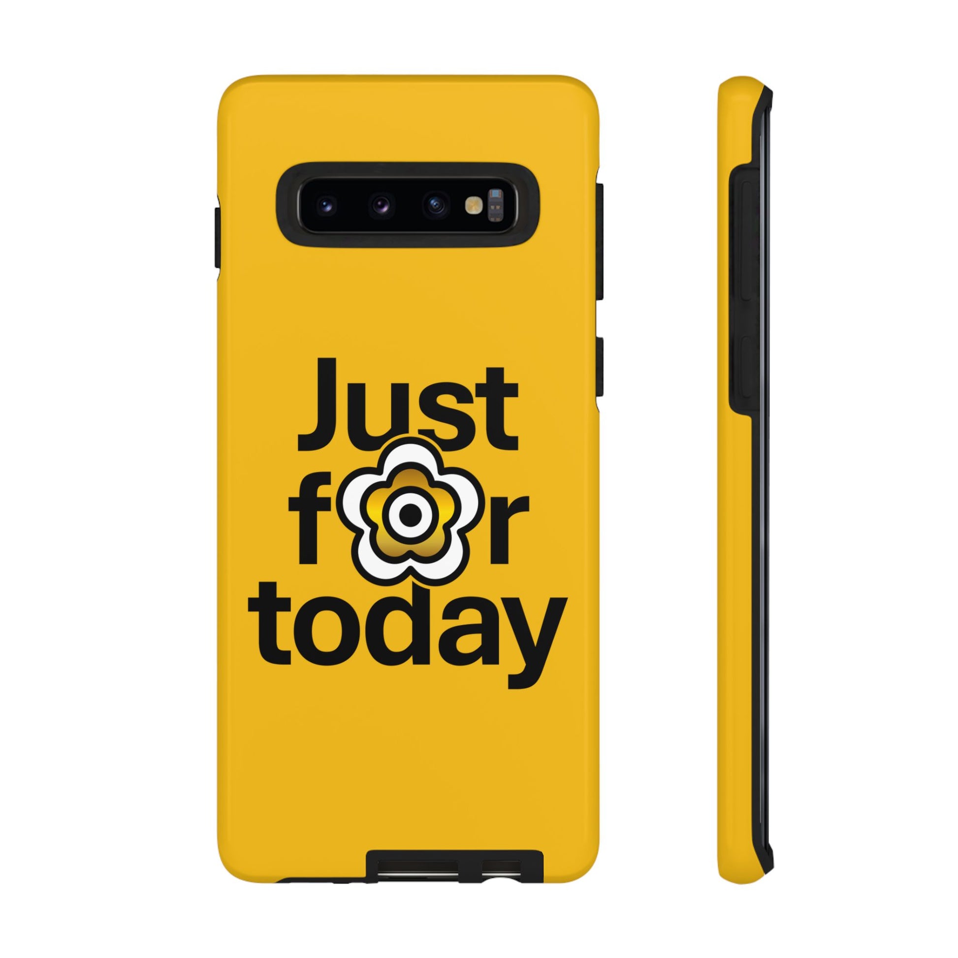 P🌺🌺P2Poppies Just for Today Samsung Phone Case – Inspirational Recovery Protection