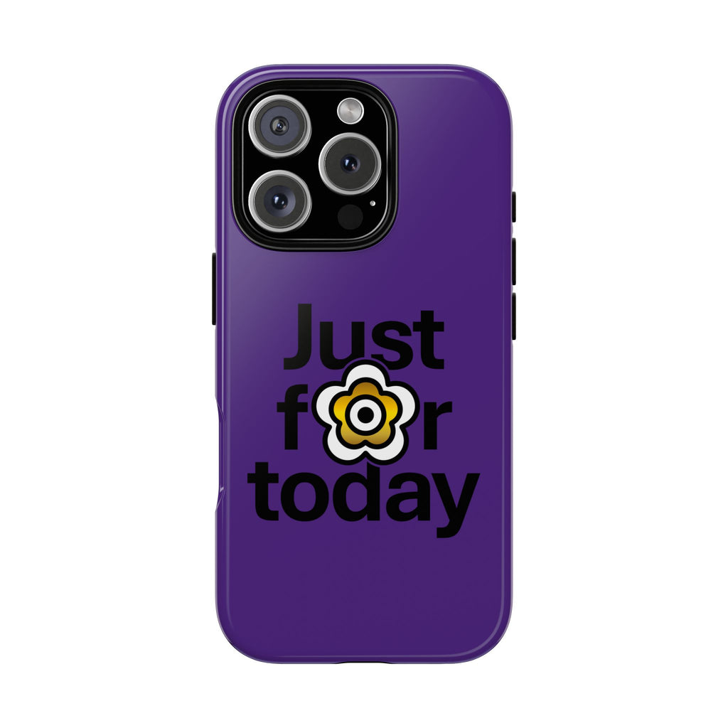 P🌺🌺P2Poppies Just for Today i-Phone Case – Inspirational Recovery Protection