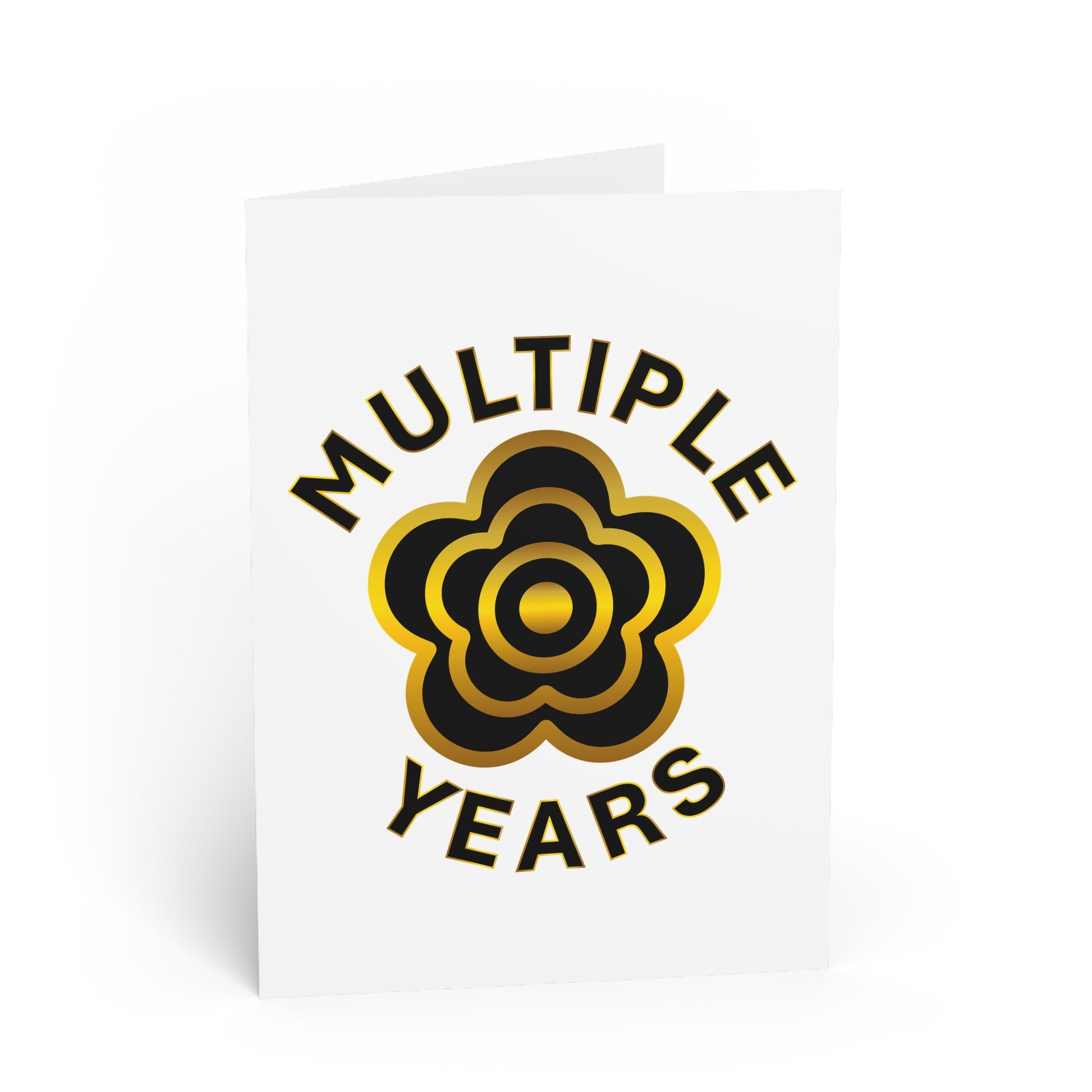 P🌺🌺P2Poppies Multiple Years Milestone Greeting Card