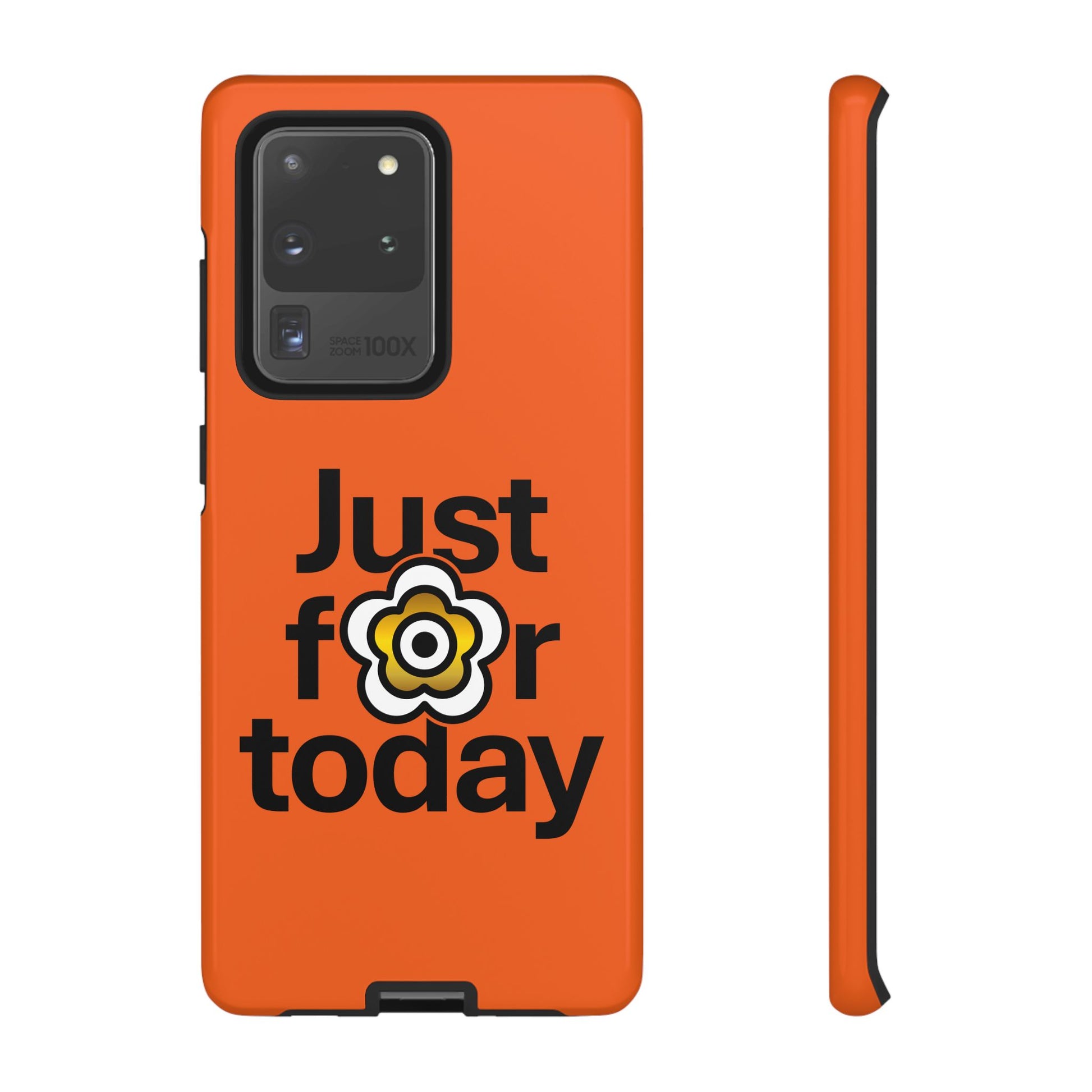 P🌺🌺P2Poppies Just for Today Samsung Phone Case – Inspirational Recovery Protection