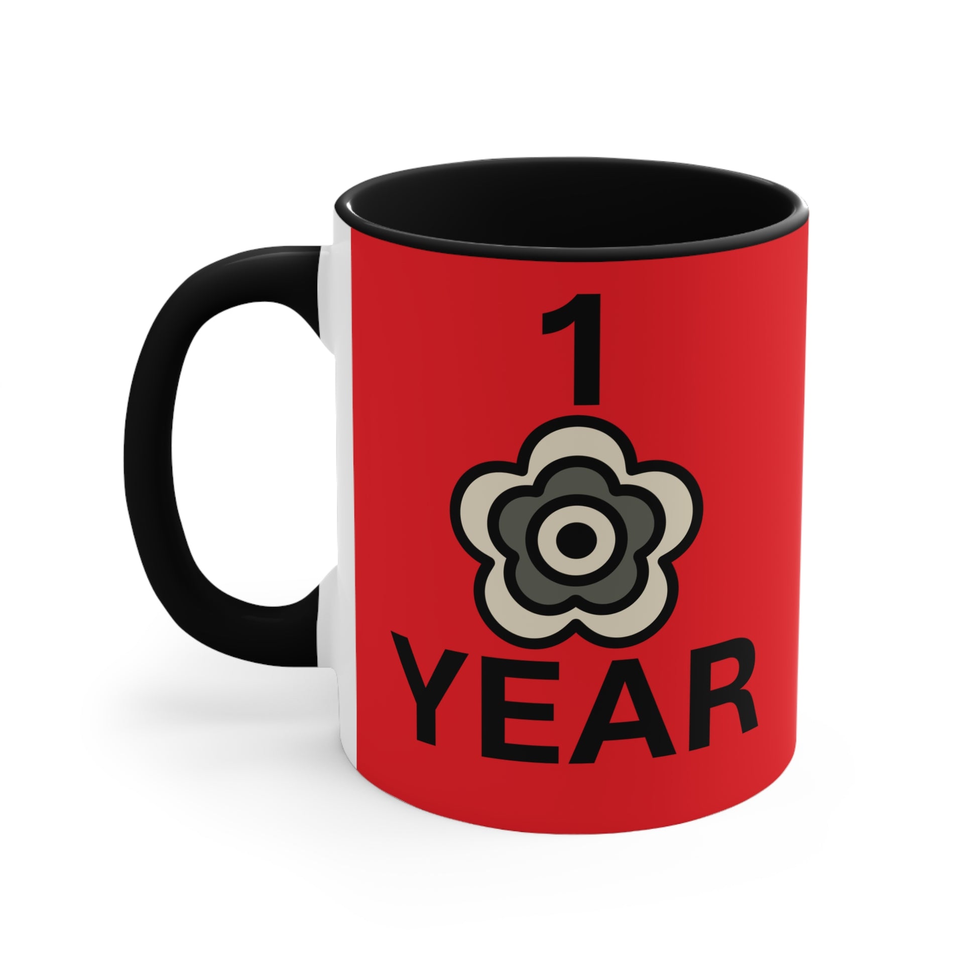 P🌺🌺P2Poppies 1 Year – Motivational Recovery Mug