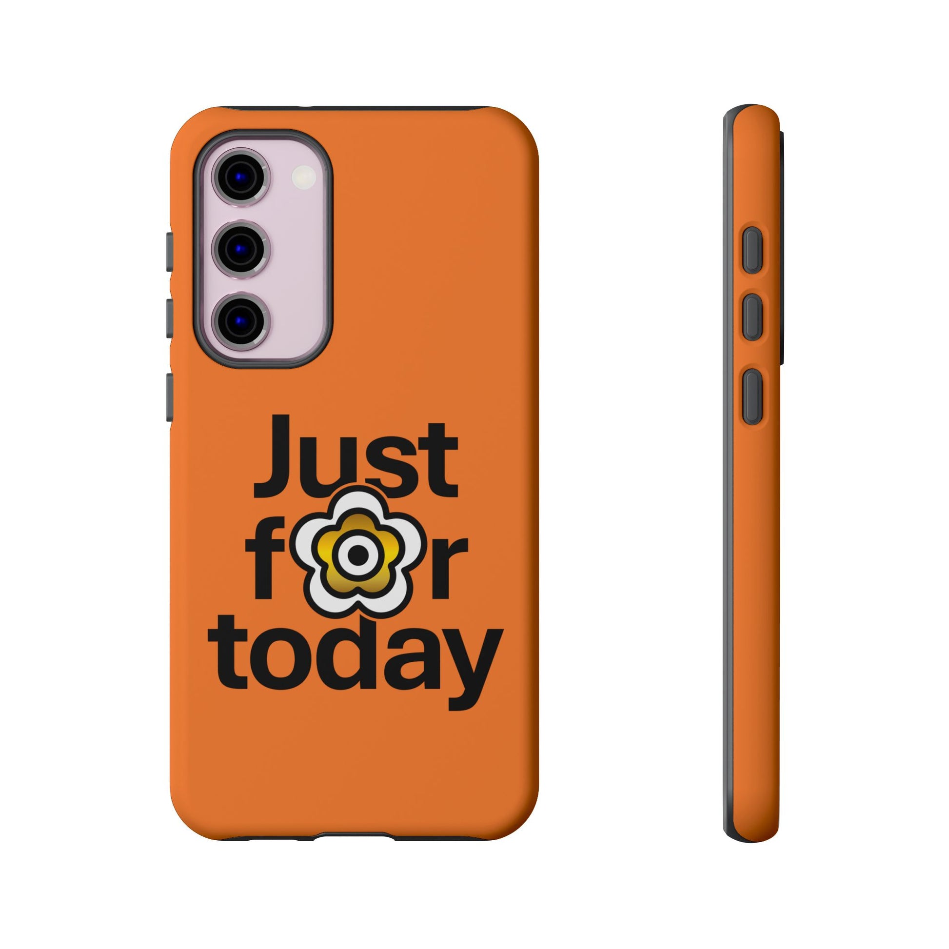 P🌺🌺P2Poppies Just for Today Samsung Phone Case – Inspirational Recovery Protection