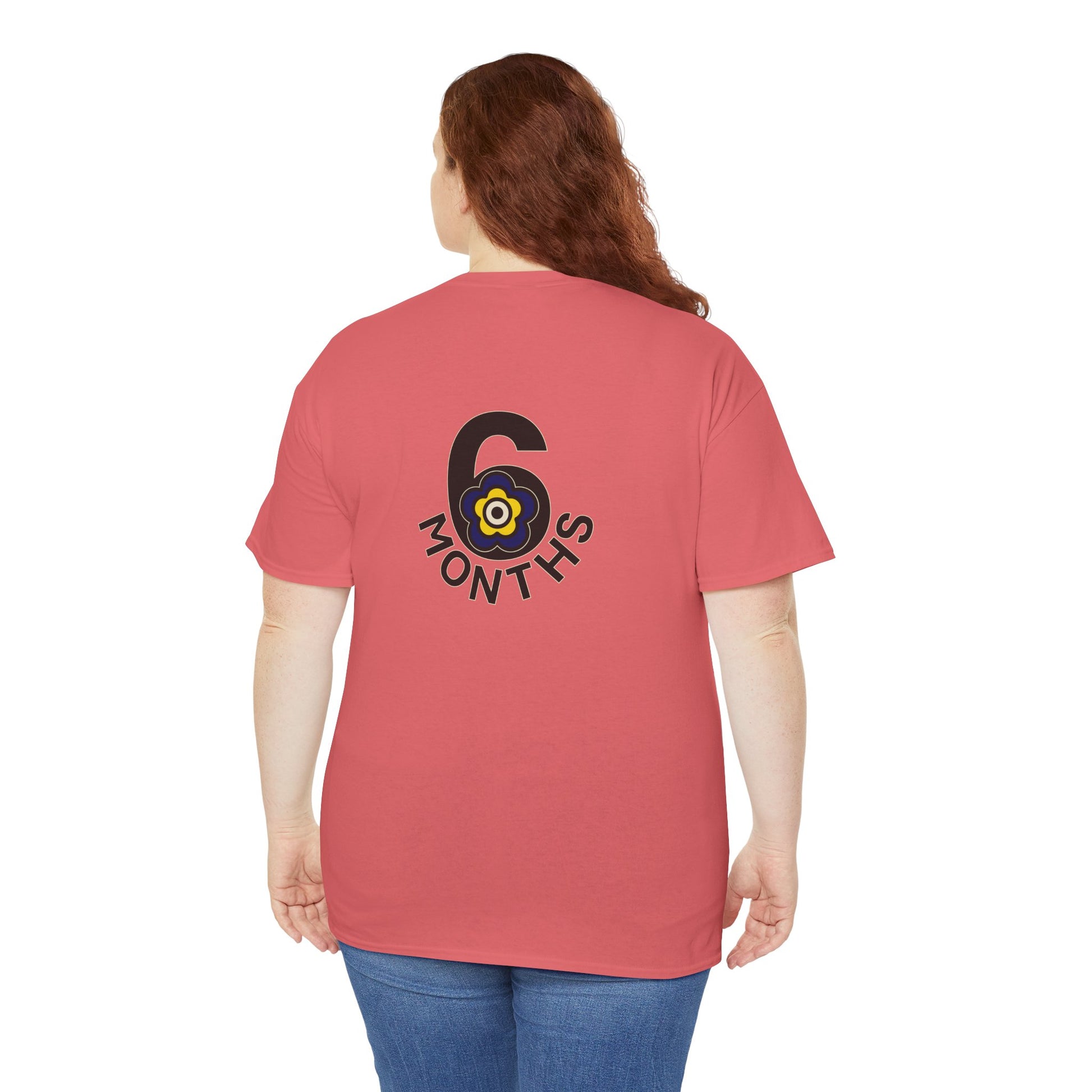 P🌺🌺P2Poppies 6 Months Sober – Motivational Recovery T-Shirt