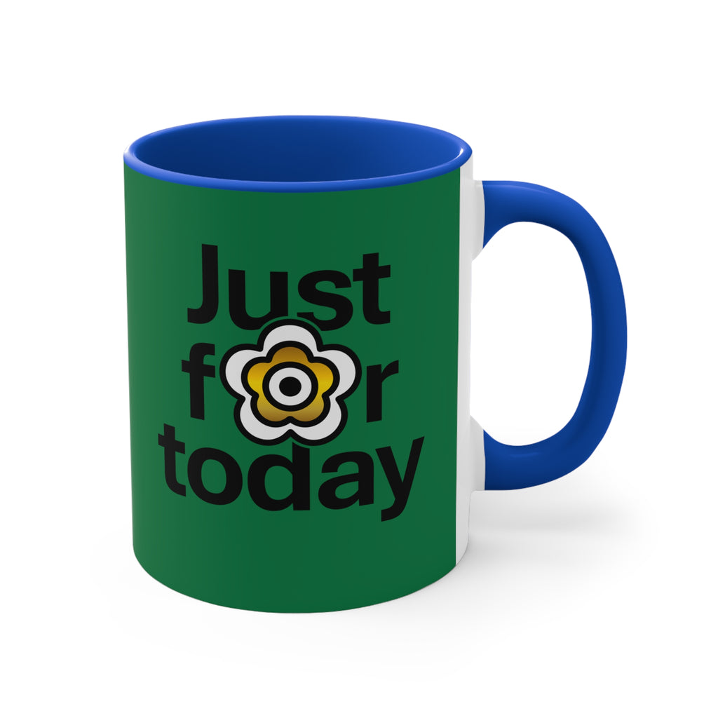 P🌺🌺P2Poppies Just for Today – Motivational Recovery Mug