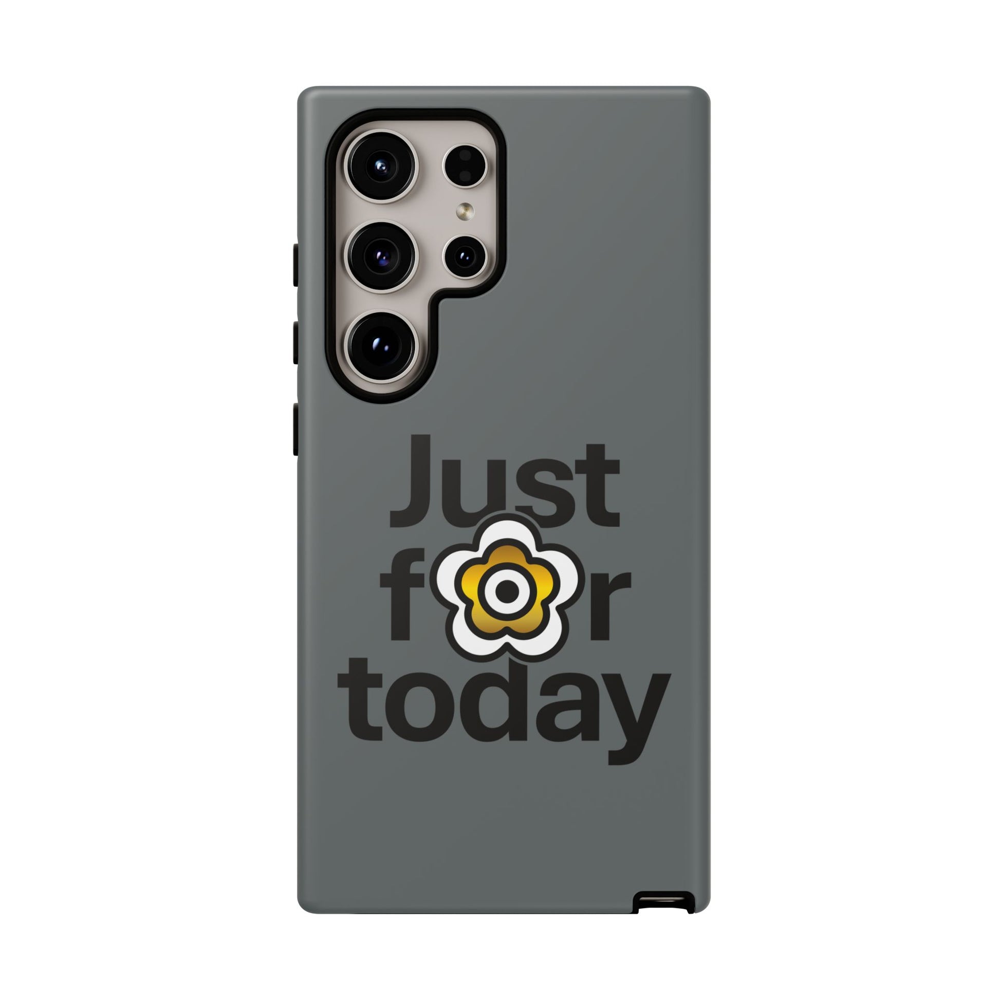 P🌺🌺P2Poppies Just for Today Samsung Phone Case – Inspirational Recovery Protection