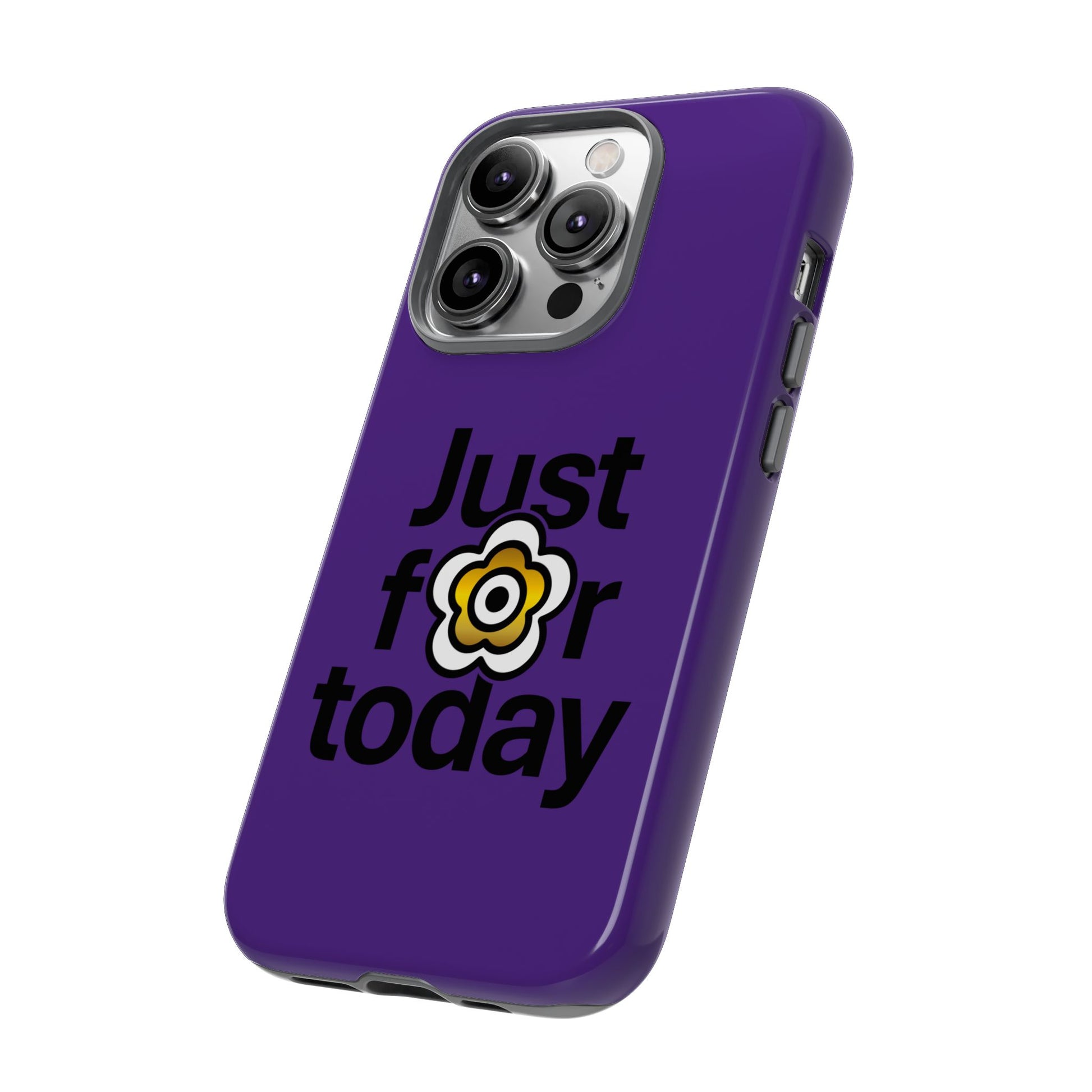 P🌺🌺P2Poppies Just for Today i-Phone Case – Inspirational Recovery Protection