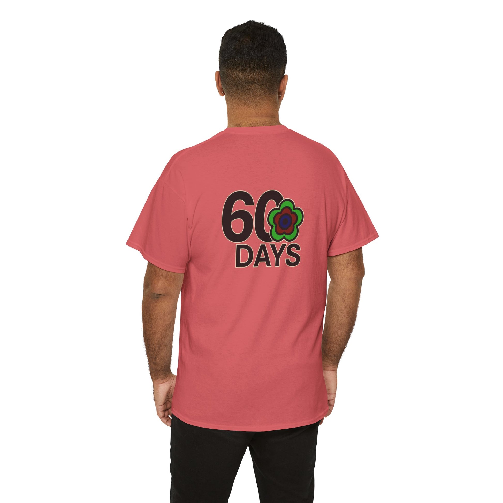 P🌺🌺P2Poppies 60 Days Sober – Motivational Recovery T-Shirt