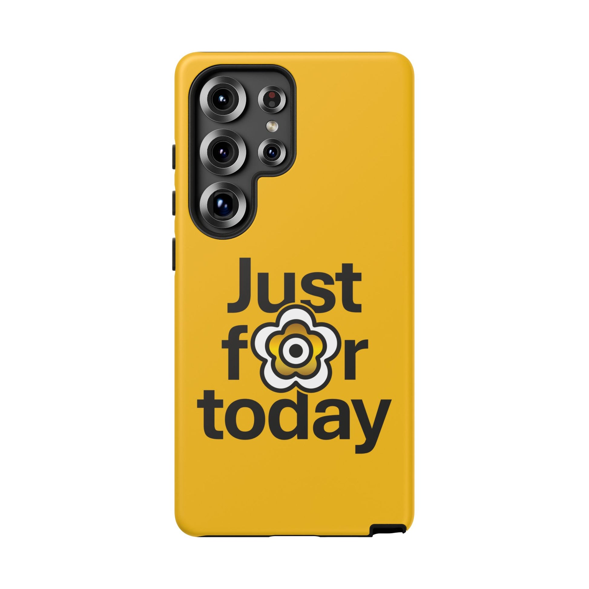 P🌺🌺P2Poppies Just for Today Samsung Phone Case – Inspirational Recovery Protection