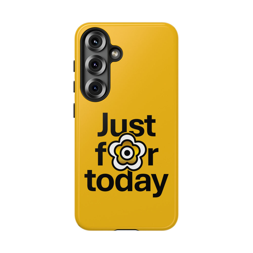 P🌺🌺P2Poppies Just for Today Samsung Phone Case – Inspirational Recovery Protection