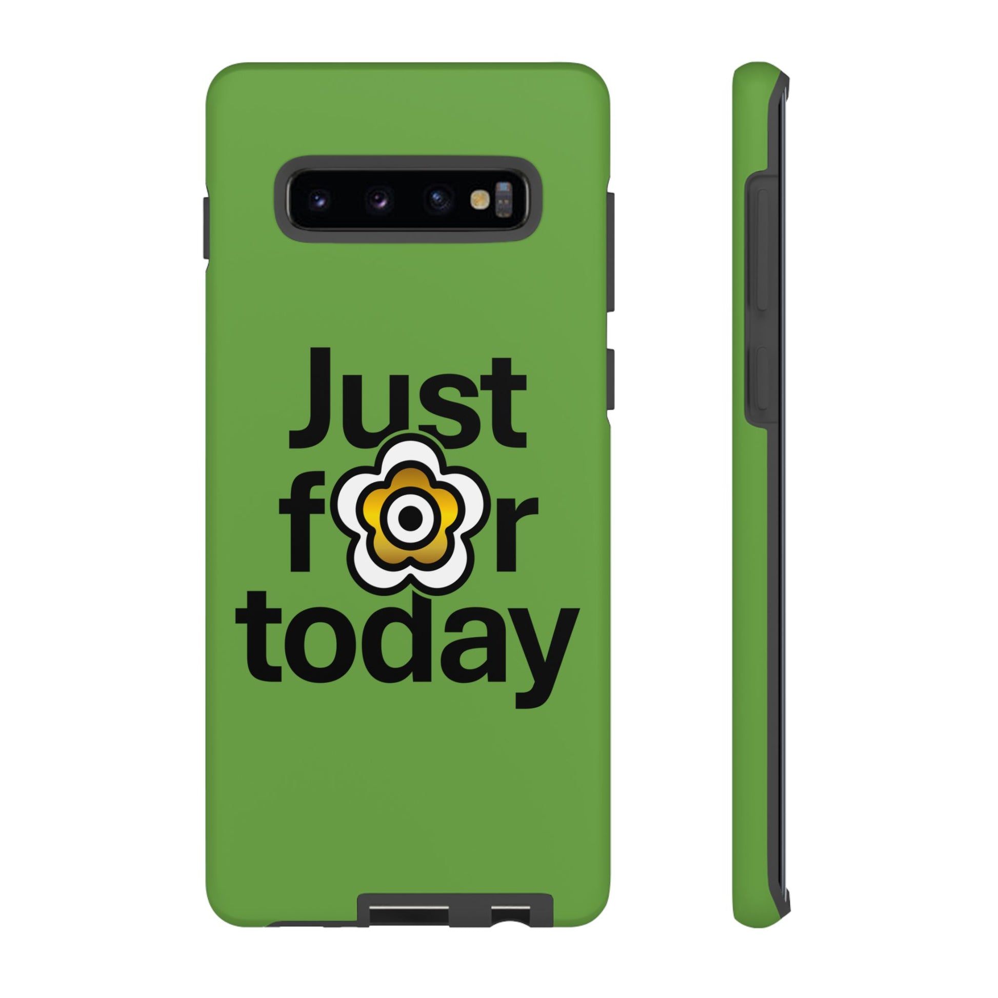 P🌺🌺P2Poppies Just for Today Samsung Phone Case – Inspirational Recovery Protection