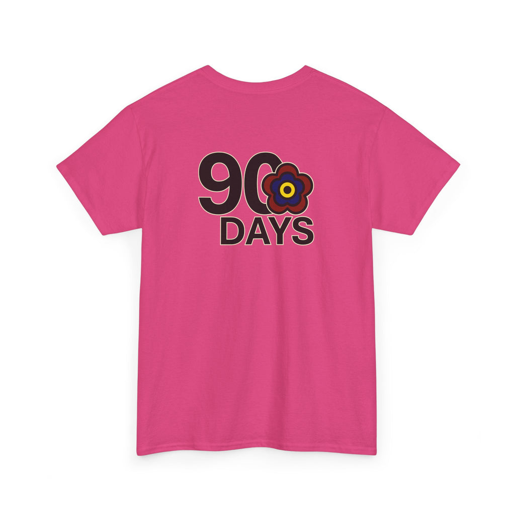 P🌺🌺P2Poppies 90 Days Sober – Motivational Recovery T-Shirt