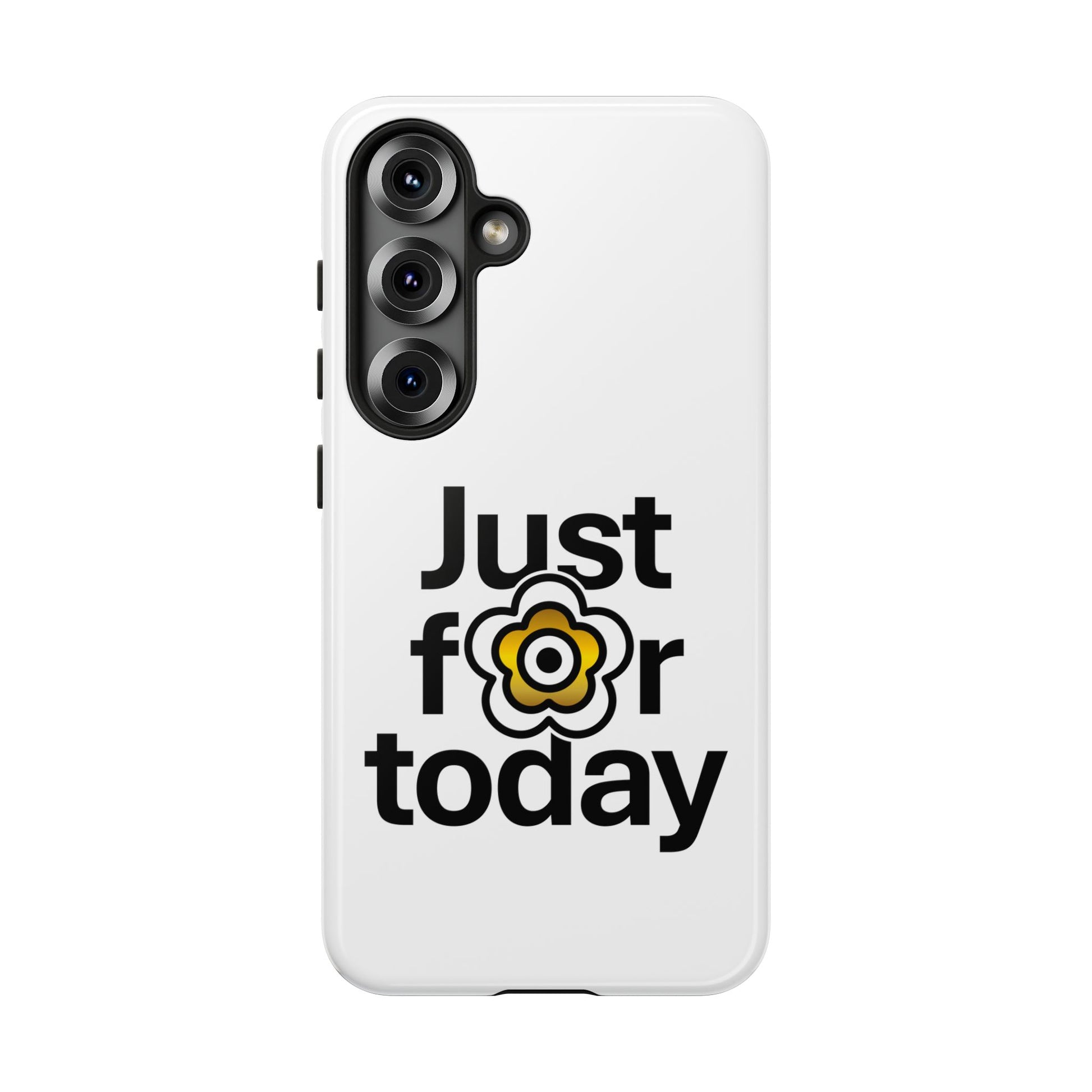 P🌺🌺P2Poppies Just for Today Samsung Phone Case – Inspirational Recovery Protection