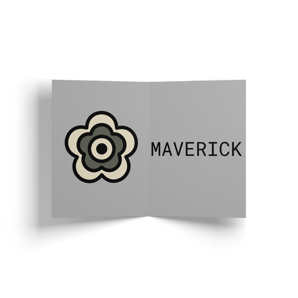 P🌺🌺P2Poppies 1 Year Milestone Greeting Card