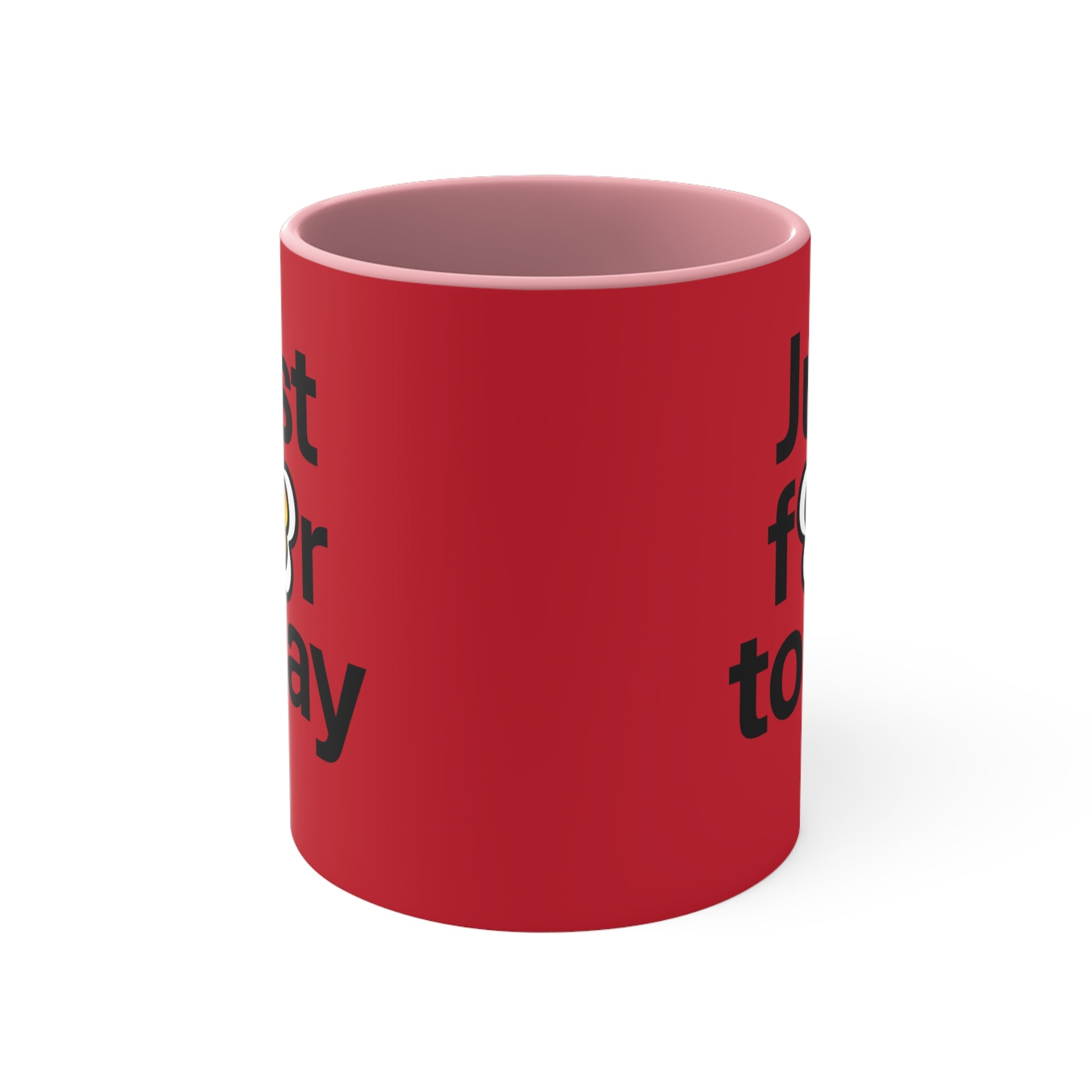 P🌺🌺P2Poppies Just for Today – Motivational Recovery Mug