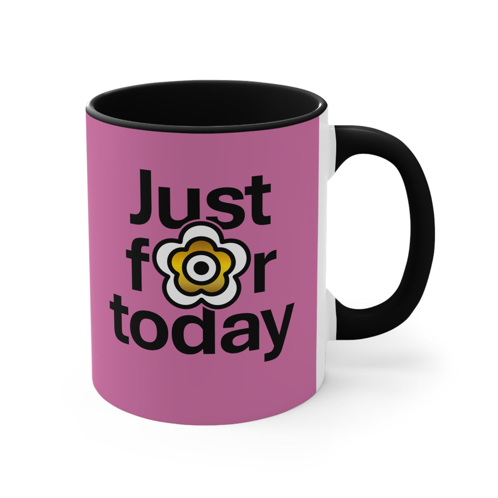 P🌺🌺P2Poppies Just for Today – Motivational Recovery Mug