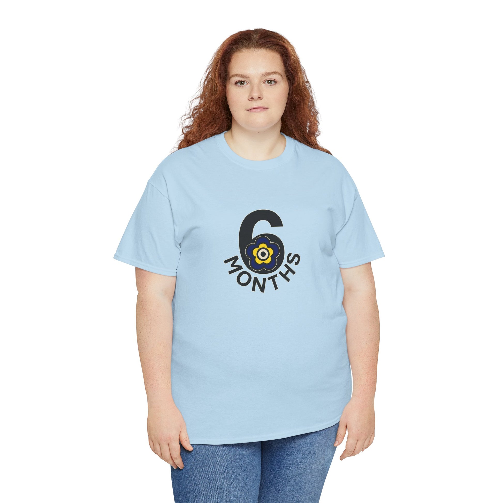 P🌺🌺P2Poppies 6 Months Sober – Motivational Recovery T-Shirt