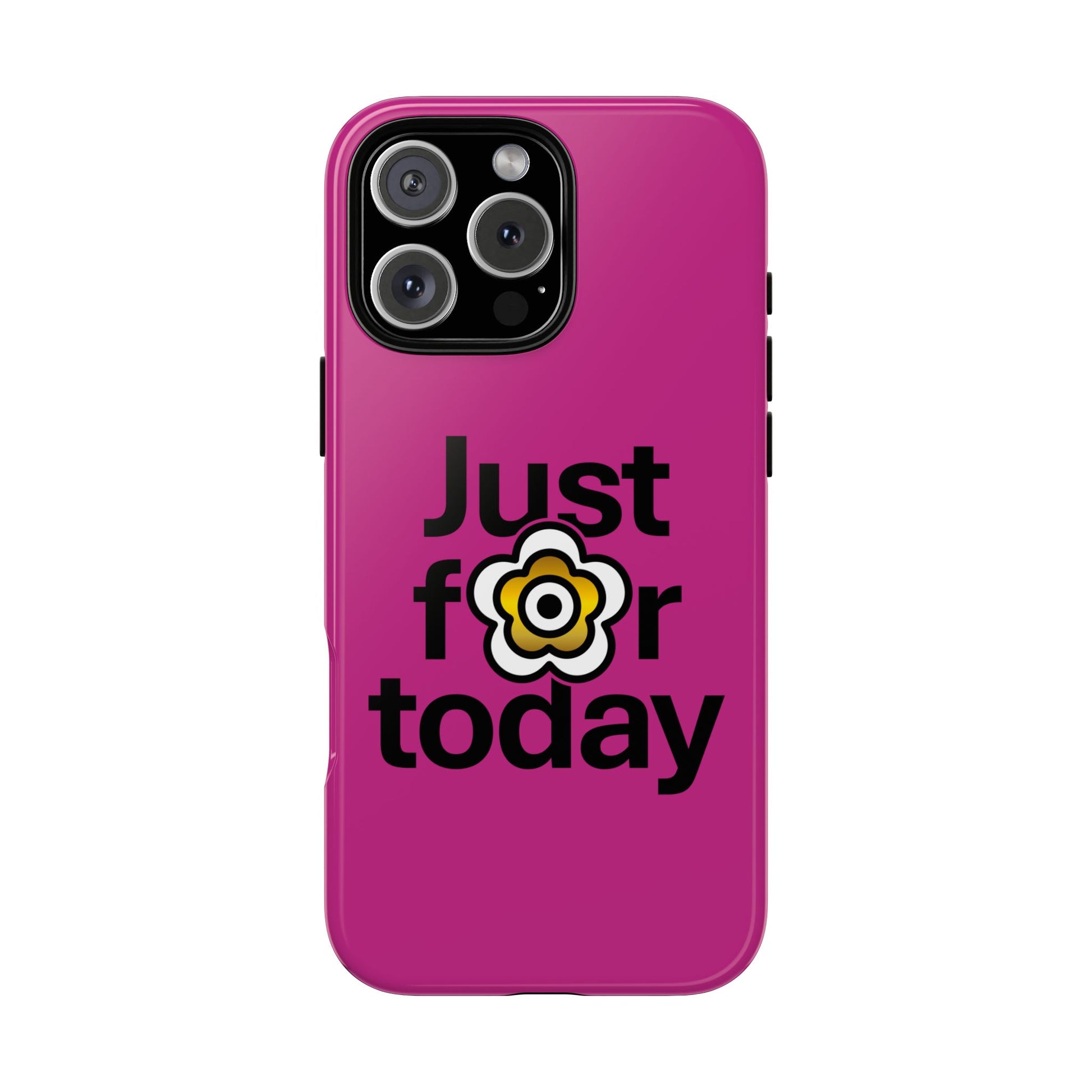 P🌺🌺P2Poppies Just for Today i-Phone Case – Inspirational Recovery Protection