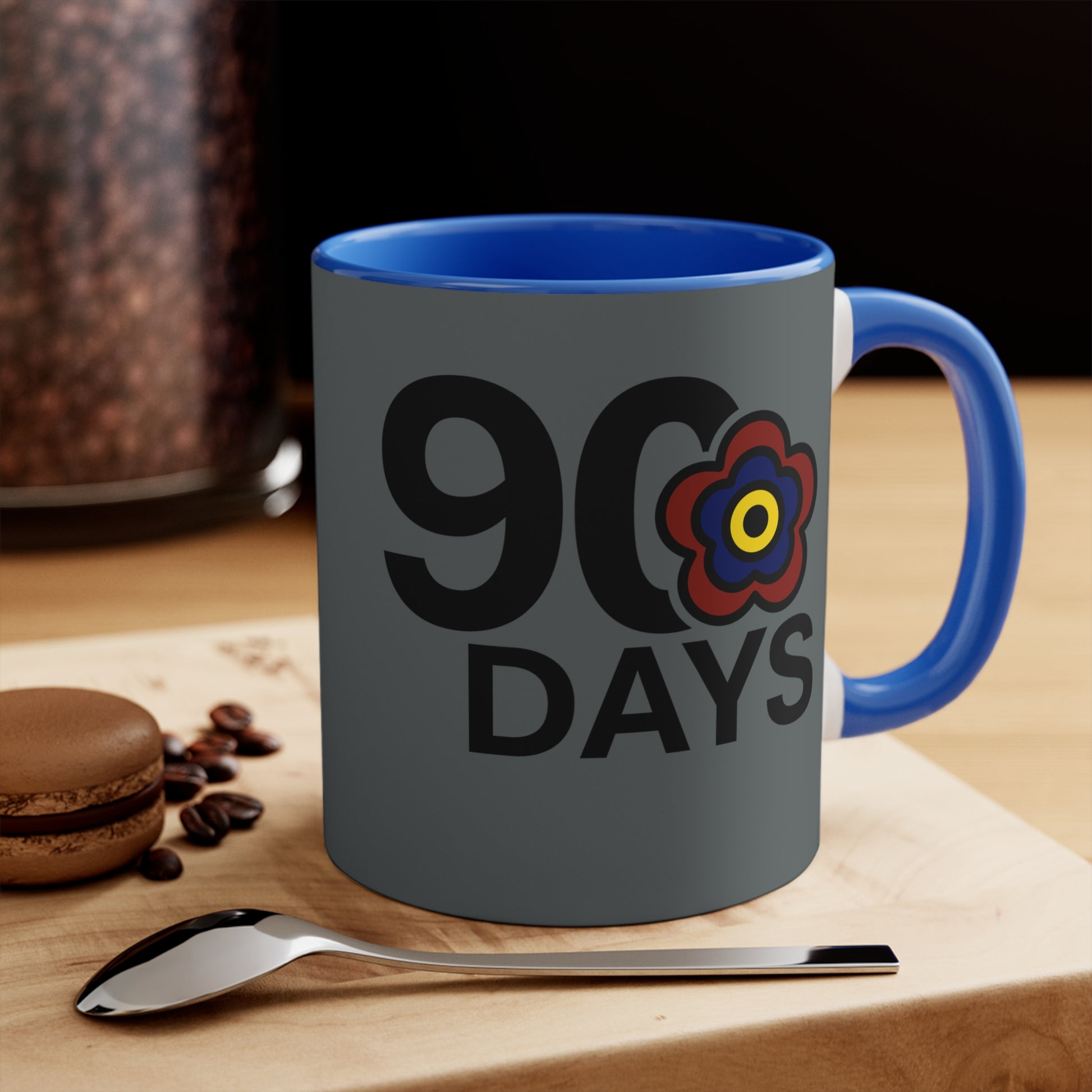 P🌺🌺P2Poppies 90 Days – Motivational Recovery Mug