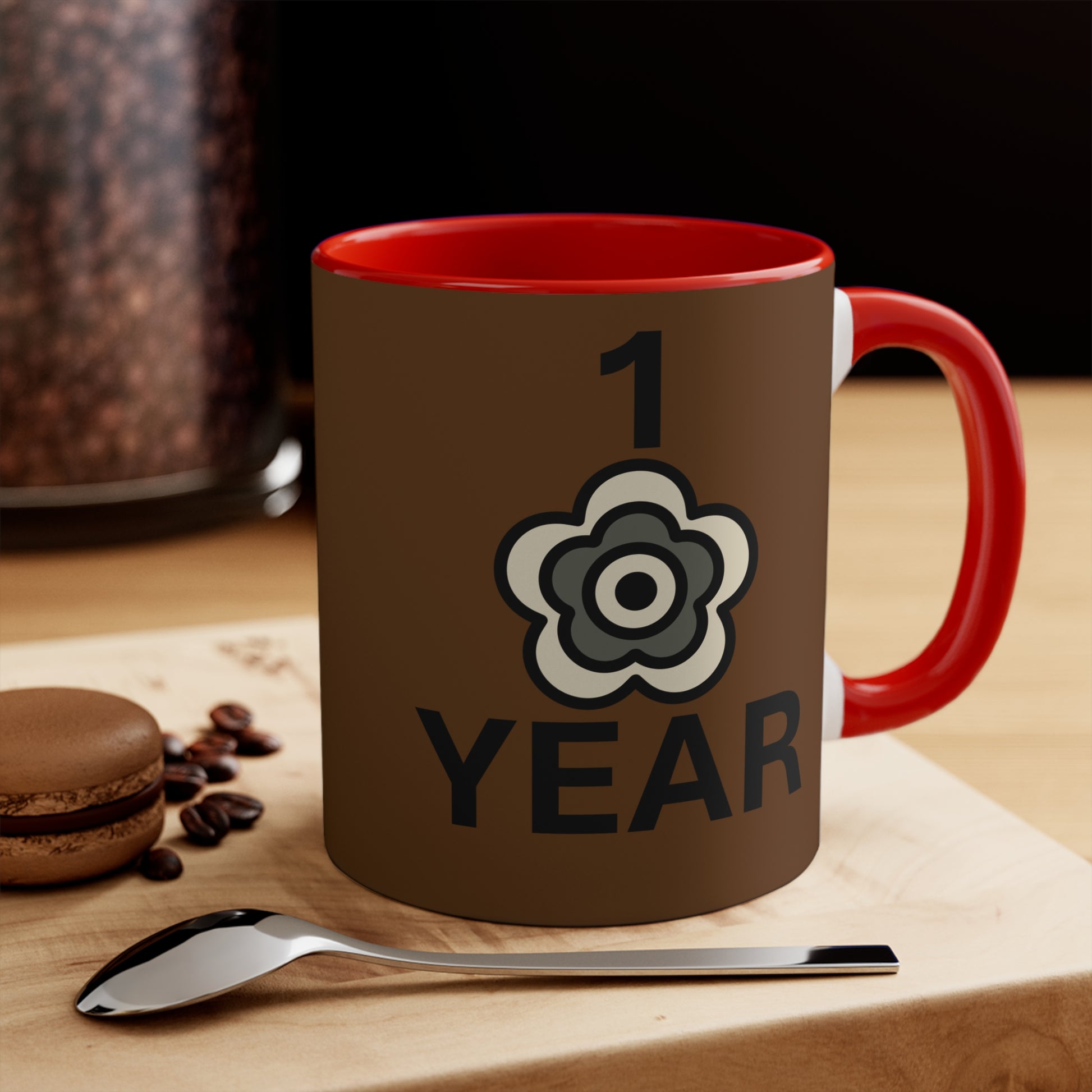 P🌺🌺P2Poppies 1 Year – Motivational Recovery Mug