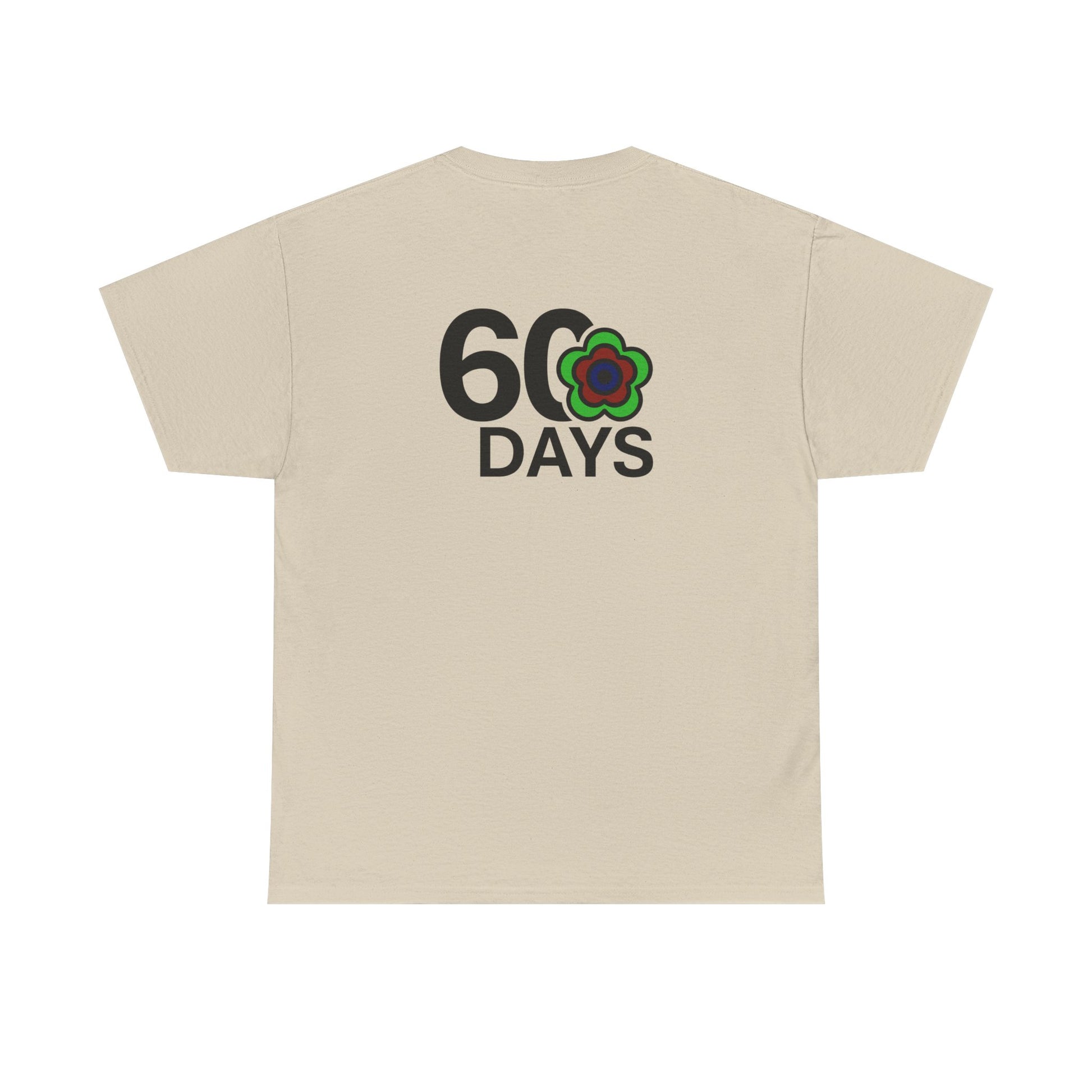 P🌺🌺P2Poppies 60 Days Sober – Motivational Recovery T-Shirt